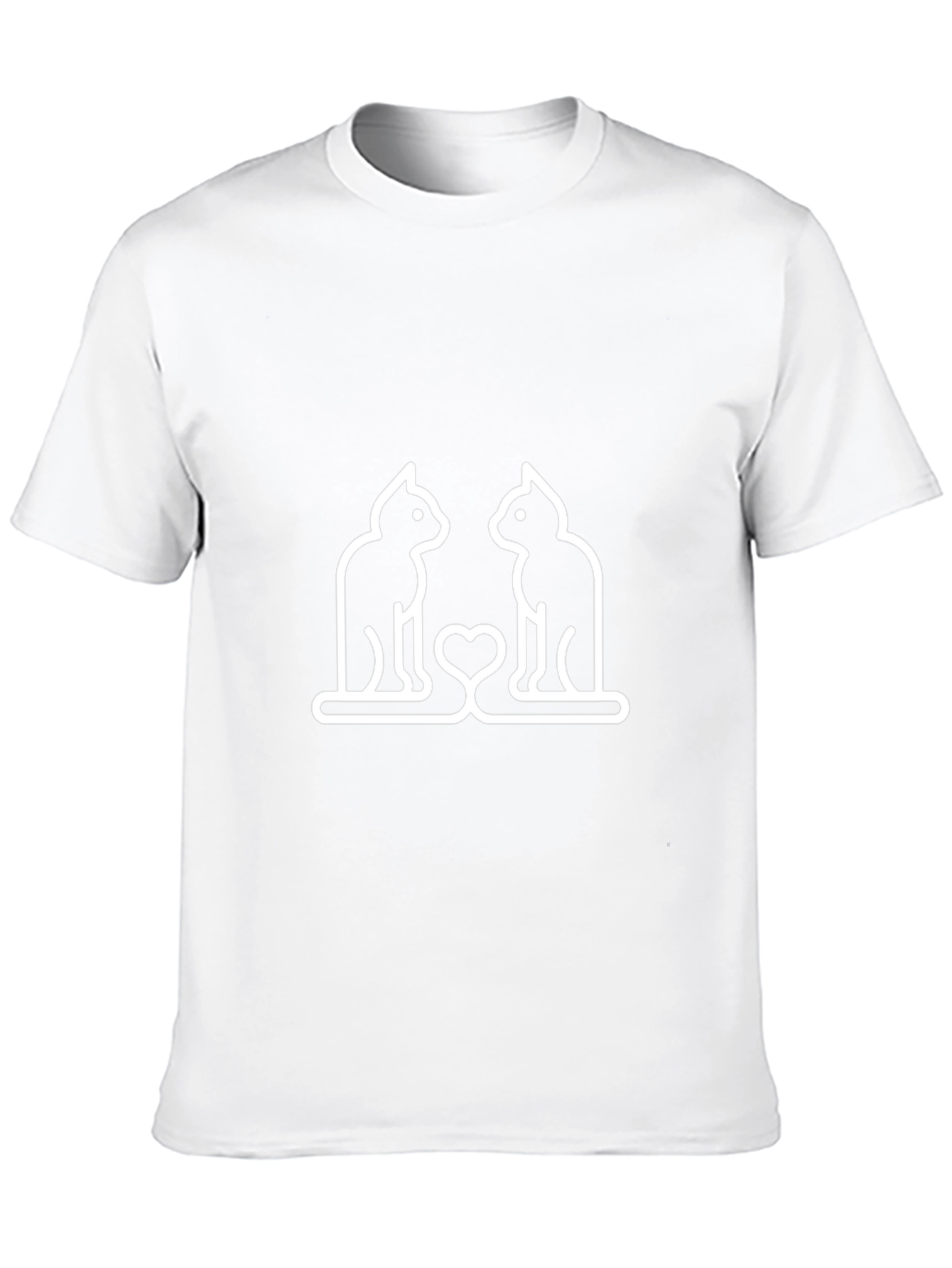 Cute Cats in Love Graphic Tee