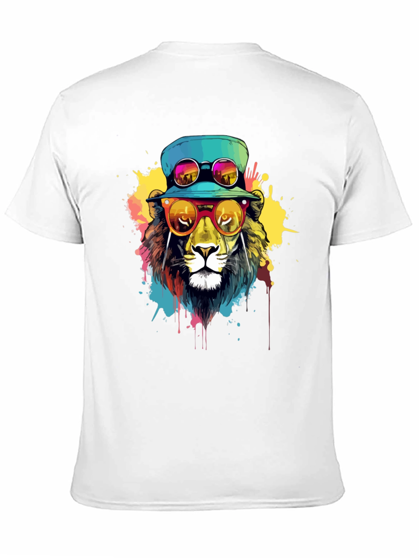 Cool Lion Graphic Tee - Trendy Streetwear