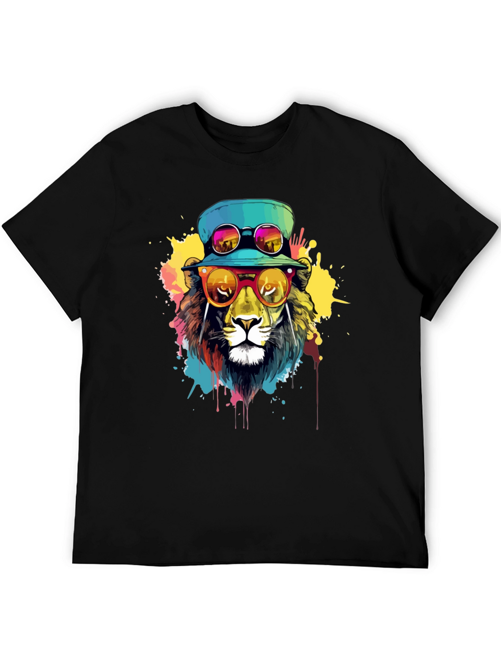 Cool Lion Graphic Tee - Trendy Streetwear