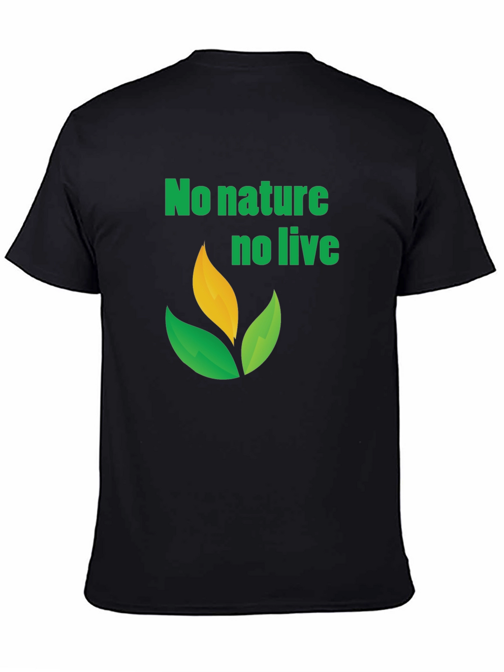 Eco-Friendly No Nature No Life Graphic Tee