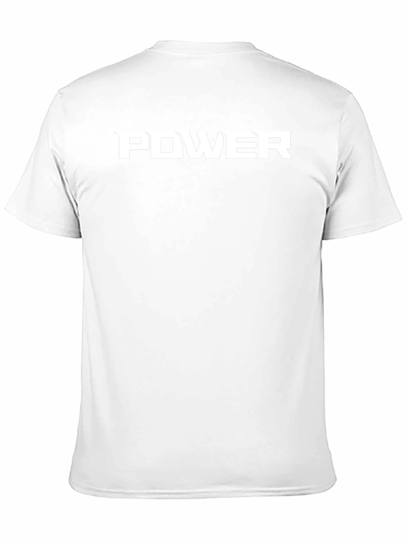 Power Graphic Tee - Bold Black Cotton T-Shirt