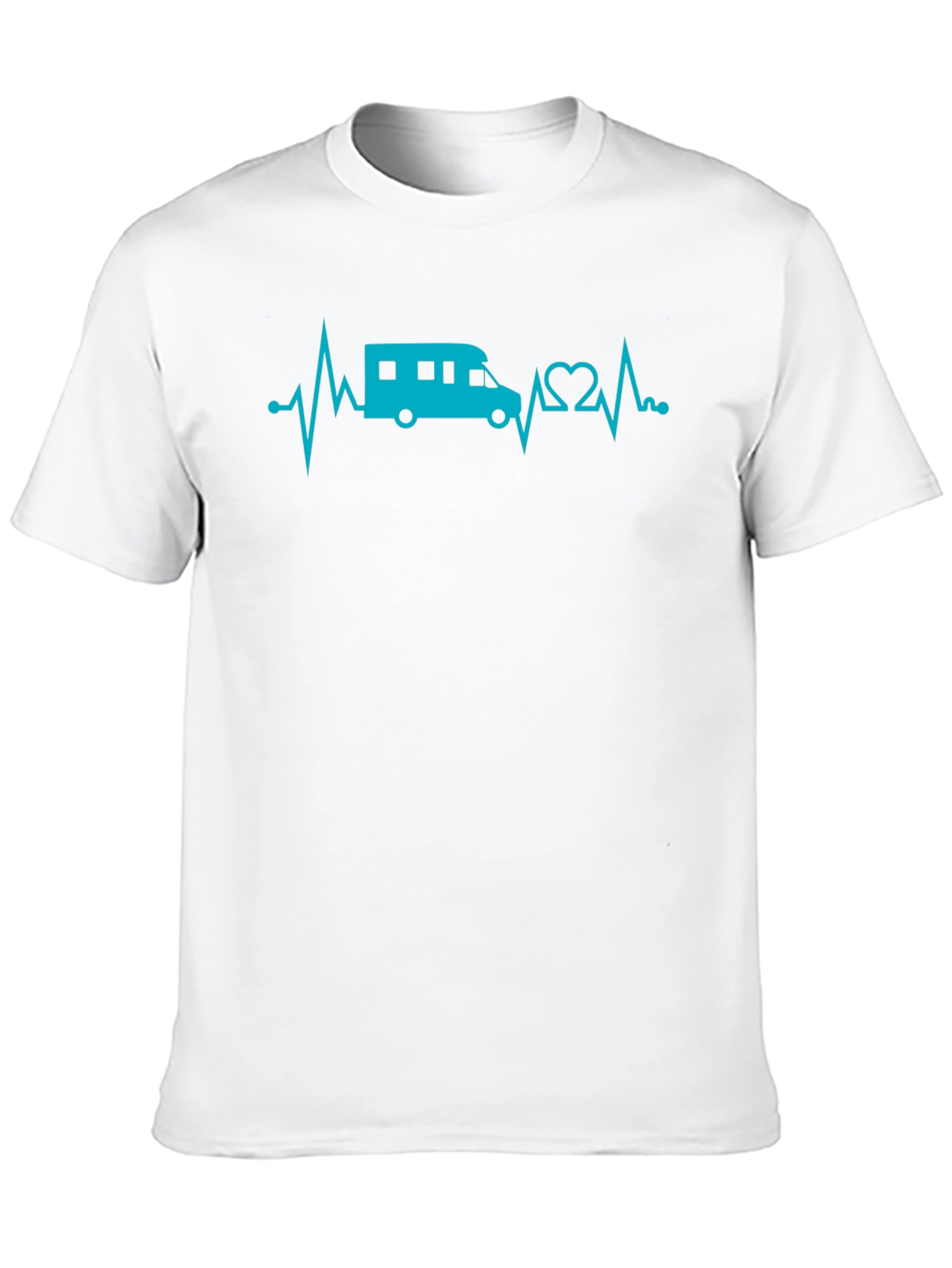 RV Heartbeat T-Shirt - Camping Lover Tee