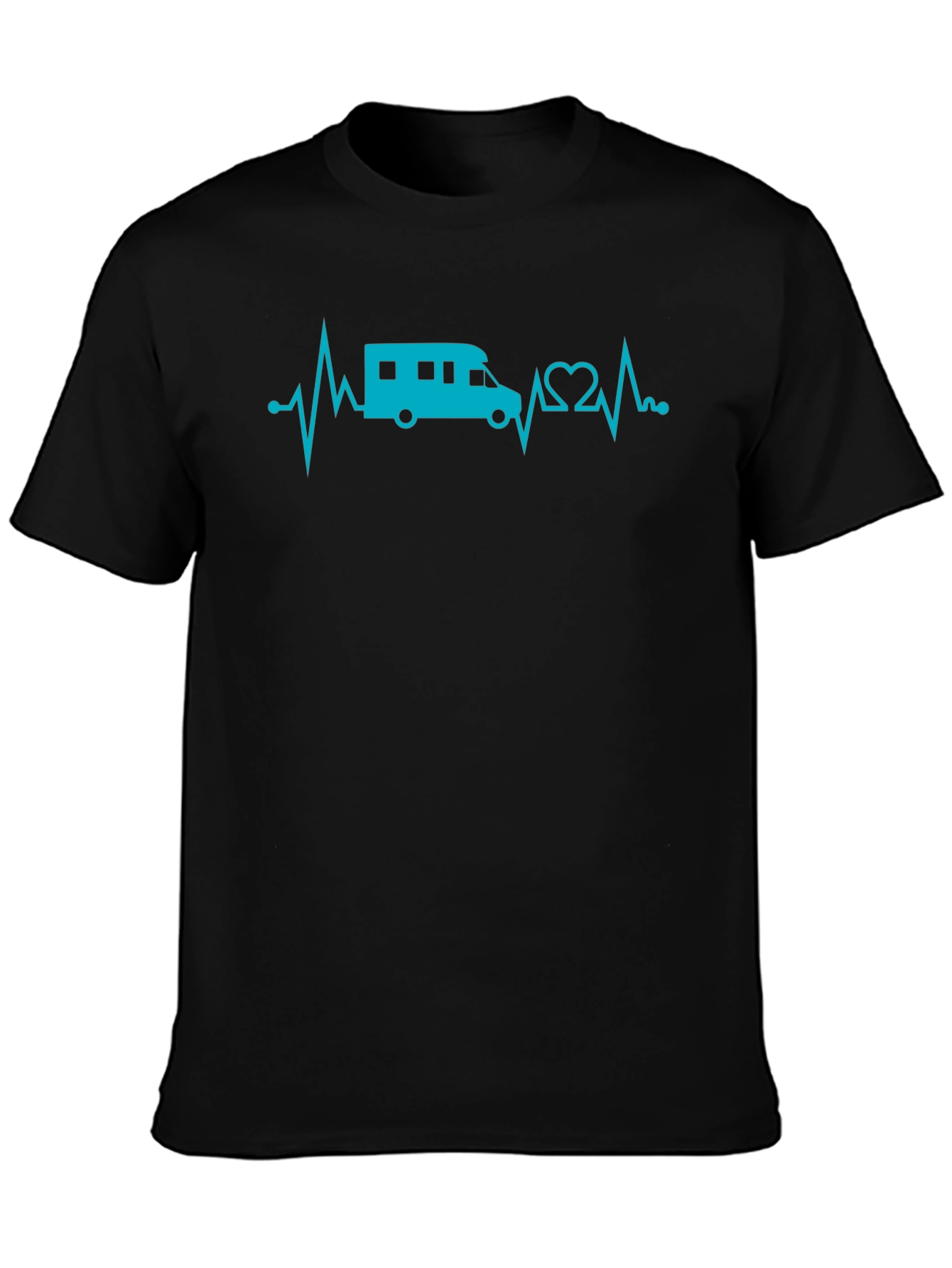 RV Heartbeat T-Shirt - Camping Lover Tee