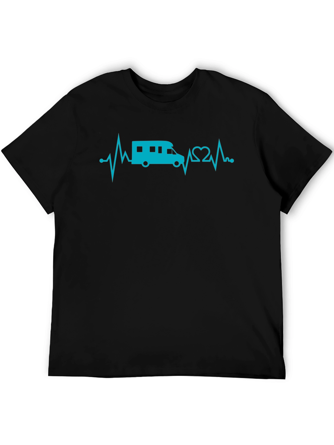 RV Heartbeat T-Shirt - Camping Lover Tee