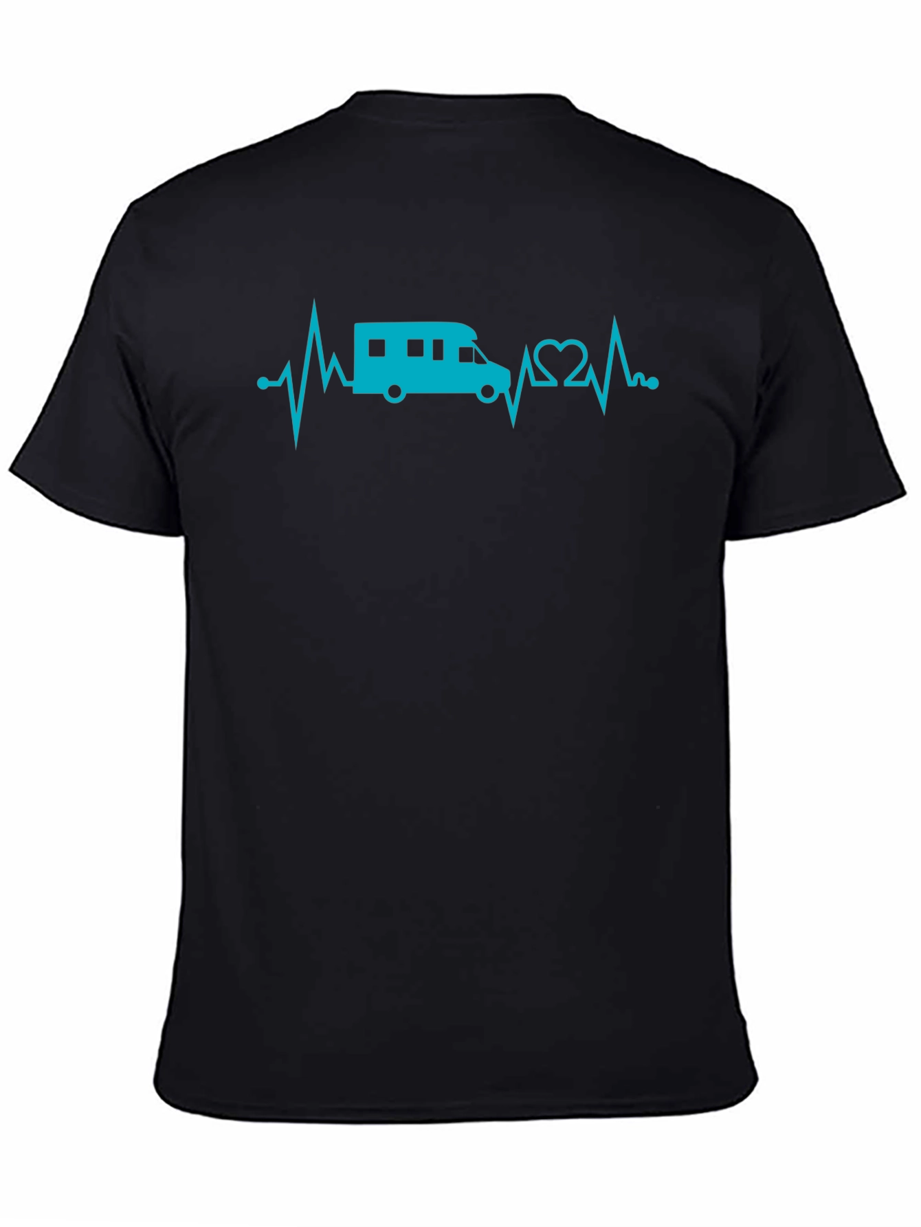 RV Heartbeat T-Shirt - Camping Lover Tee