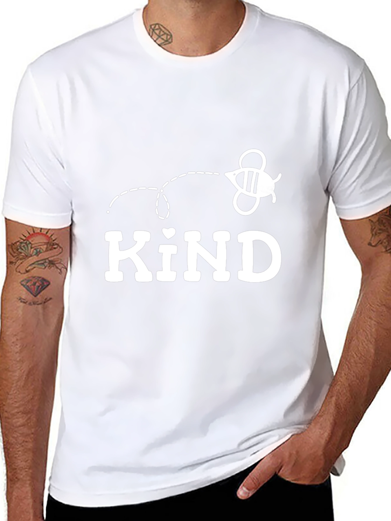 Be Kind Bee Graphic Tee - Black