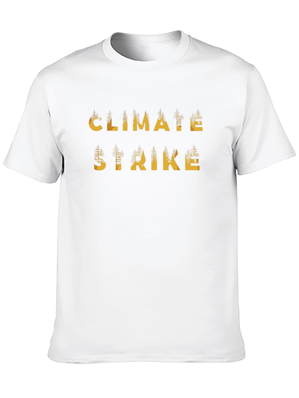 Climate Strike Black Graphic T-Shirt