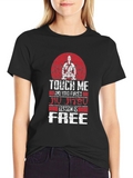 Touch Me Jiu Jitsu Lesson Free Graphic Tee