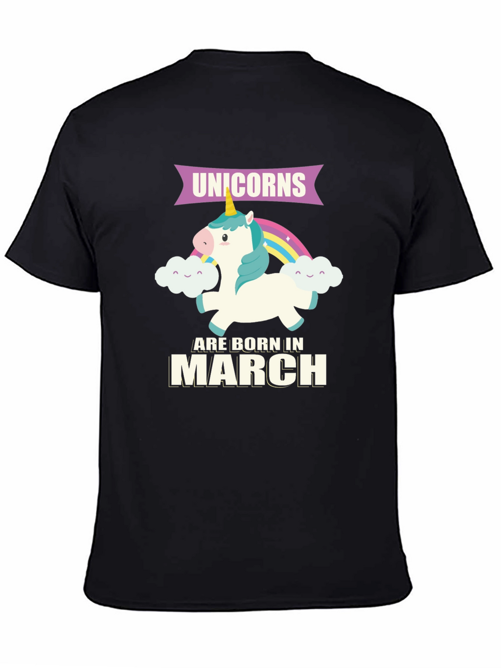 Unicorns Born In March T-Shirt