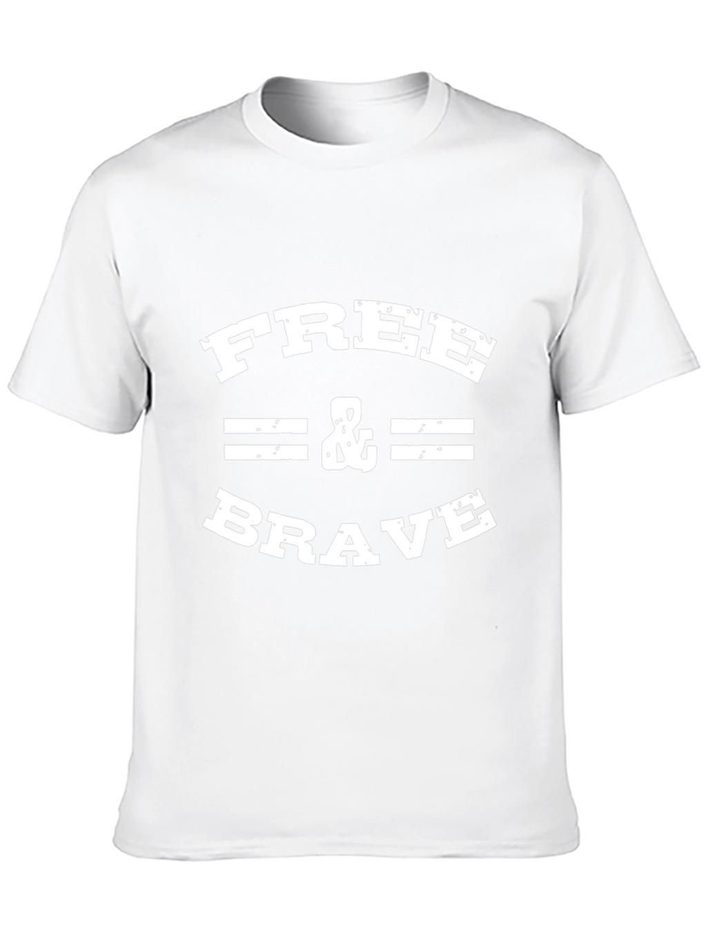 Free & Brave Graphic Tee - Black