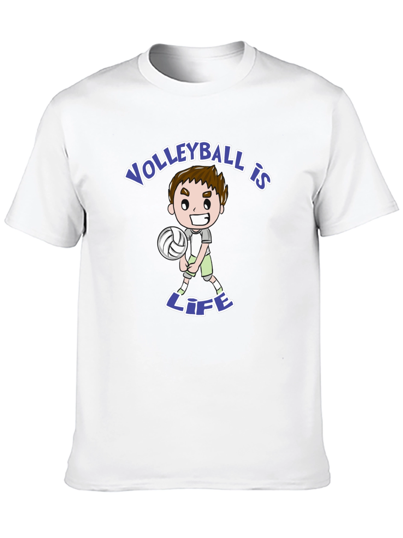 Volleyball is Life Black T-Shirt