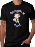 Volleyball is Life Black T-Shirt