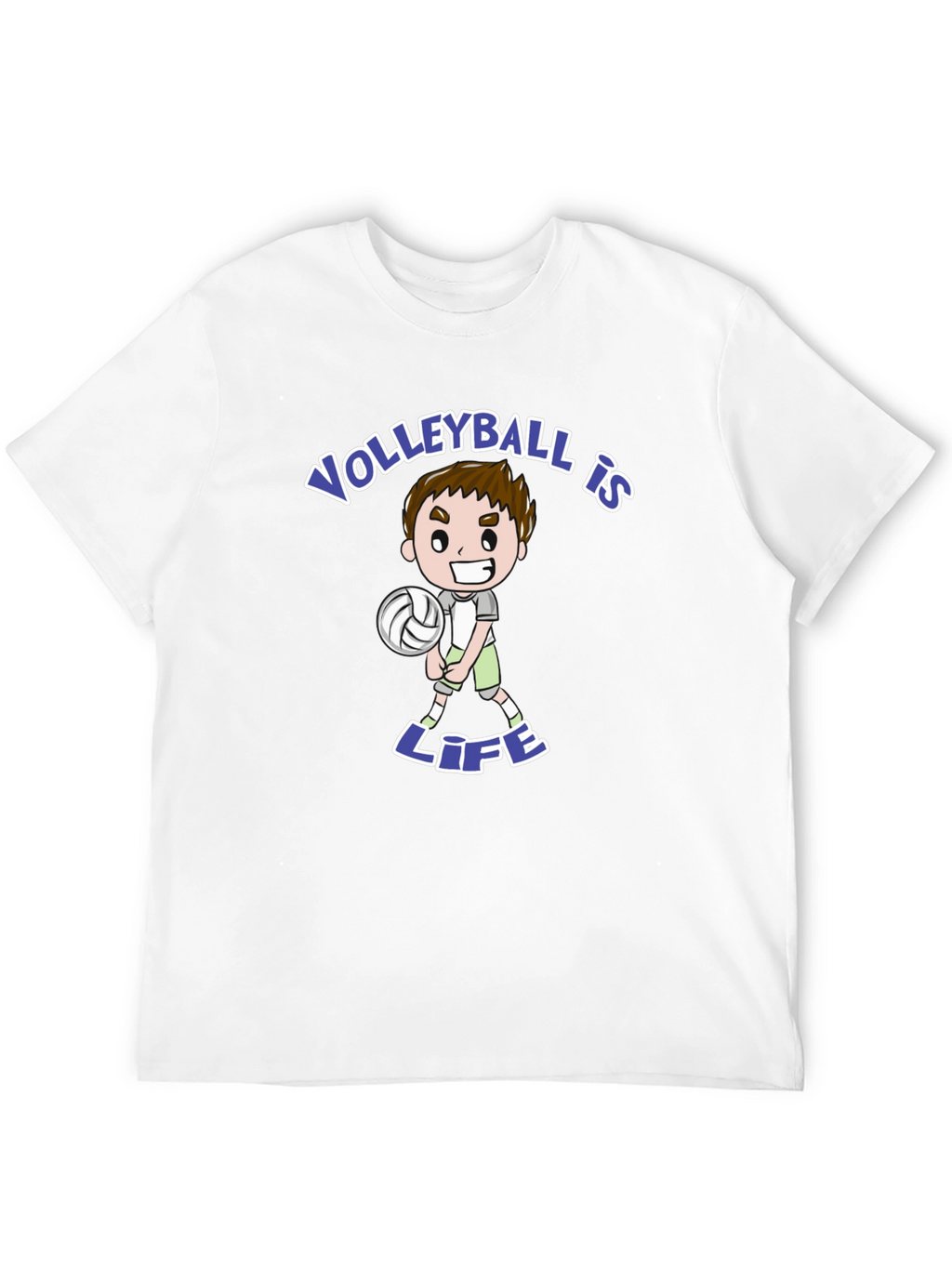 Volleyball is Life Black T-Shirt