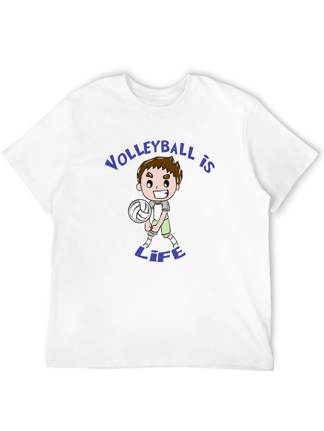 Volleyball is Life Black T-Shirt