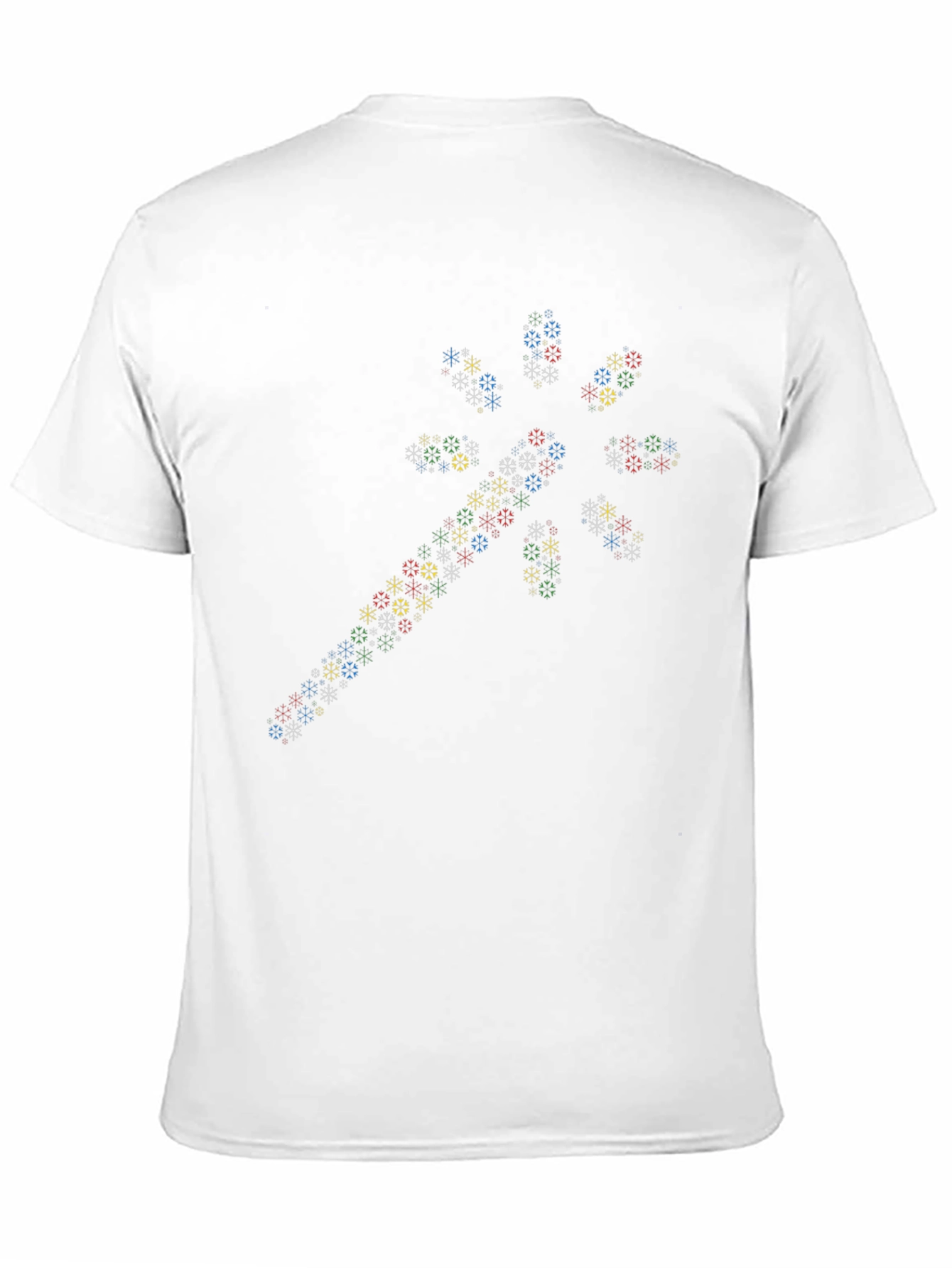 Snowflake Wand Graphic Black T-Shirt
