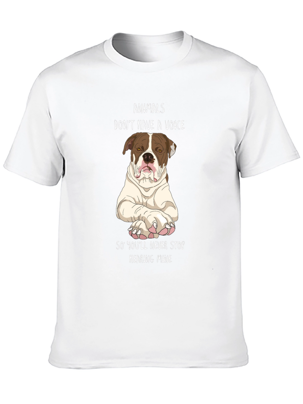 Animals Dont Have A Voice Graphic Tee