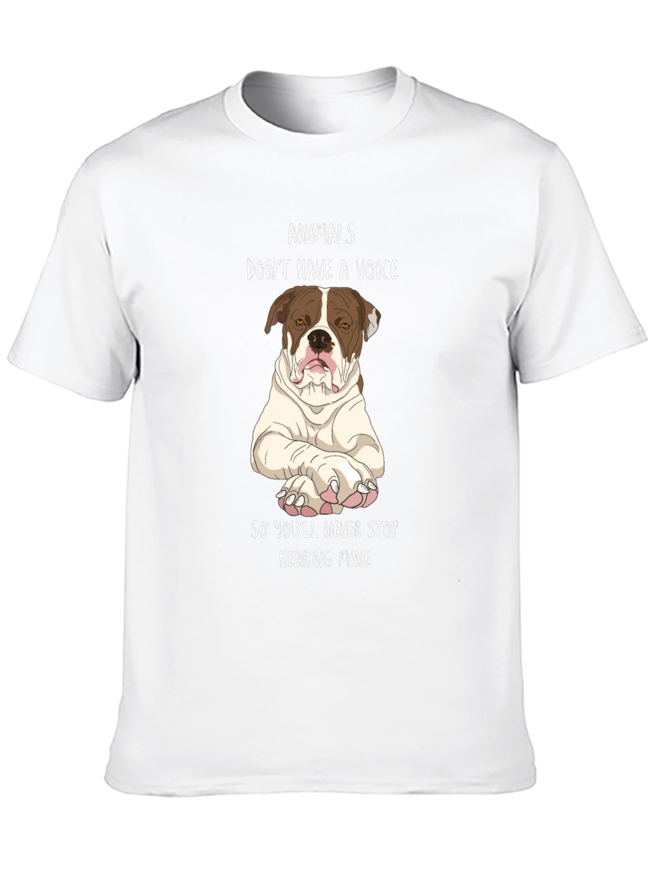 Animals Dont Have A Voice Graphic Tee