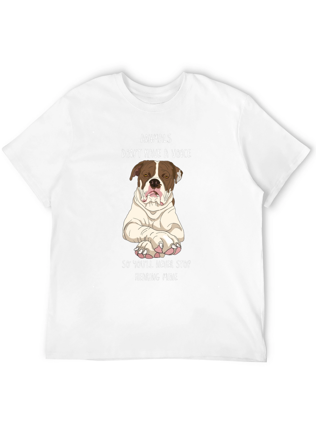 Animals Dont Have A Voice Graphic Tee