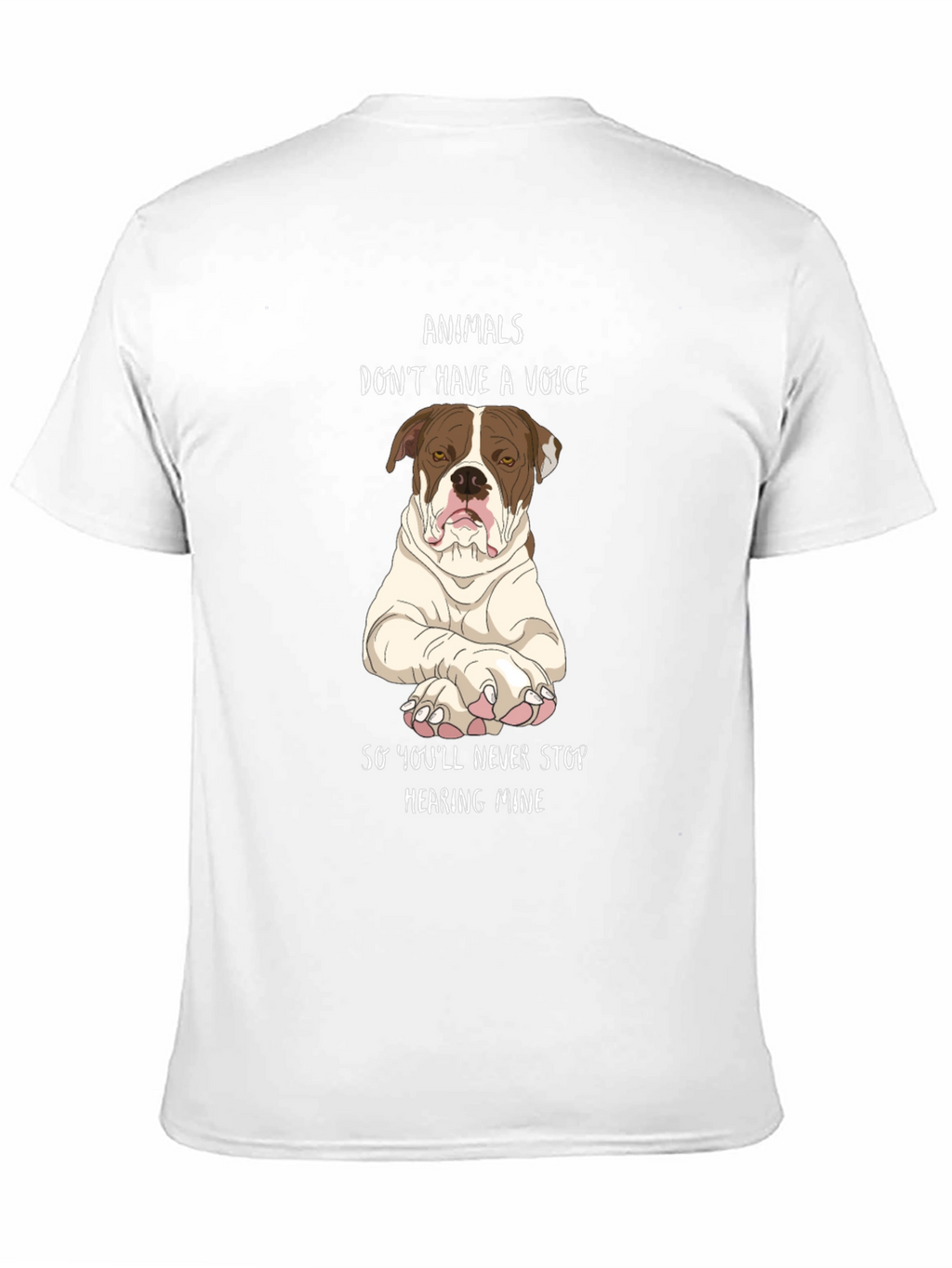 Animals Dont Have A Voice Graphic Tee