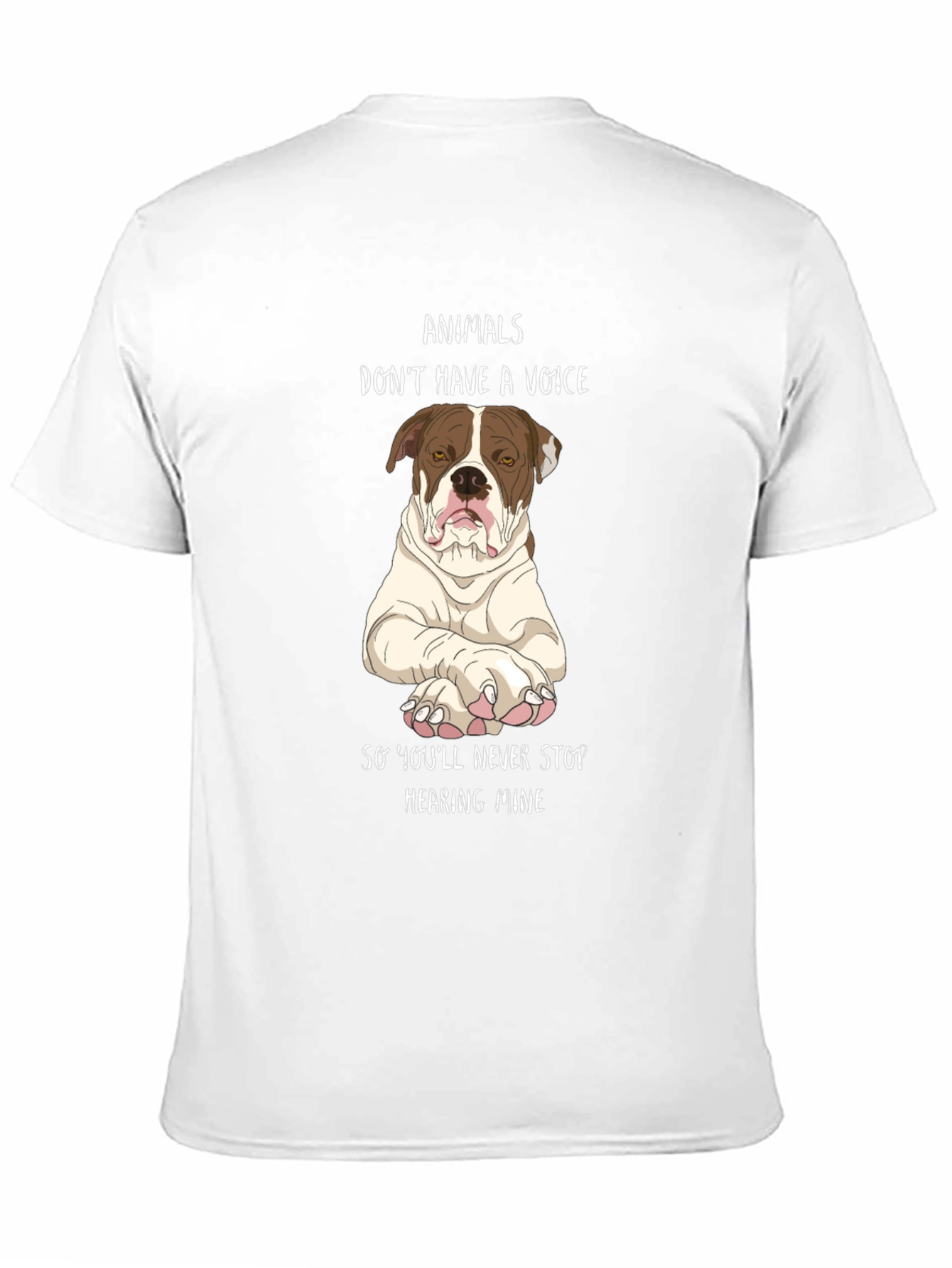 Animals Dont Have A Voice Graphic Tee