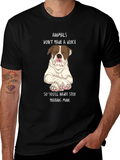 Animals Dont Have A Voice Graphic Tee