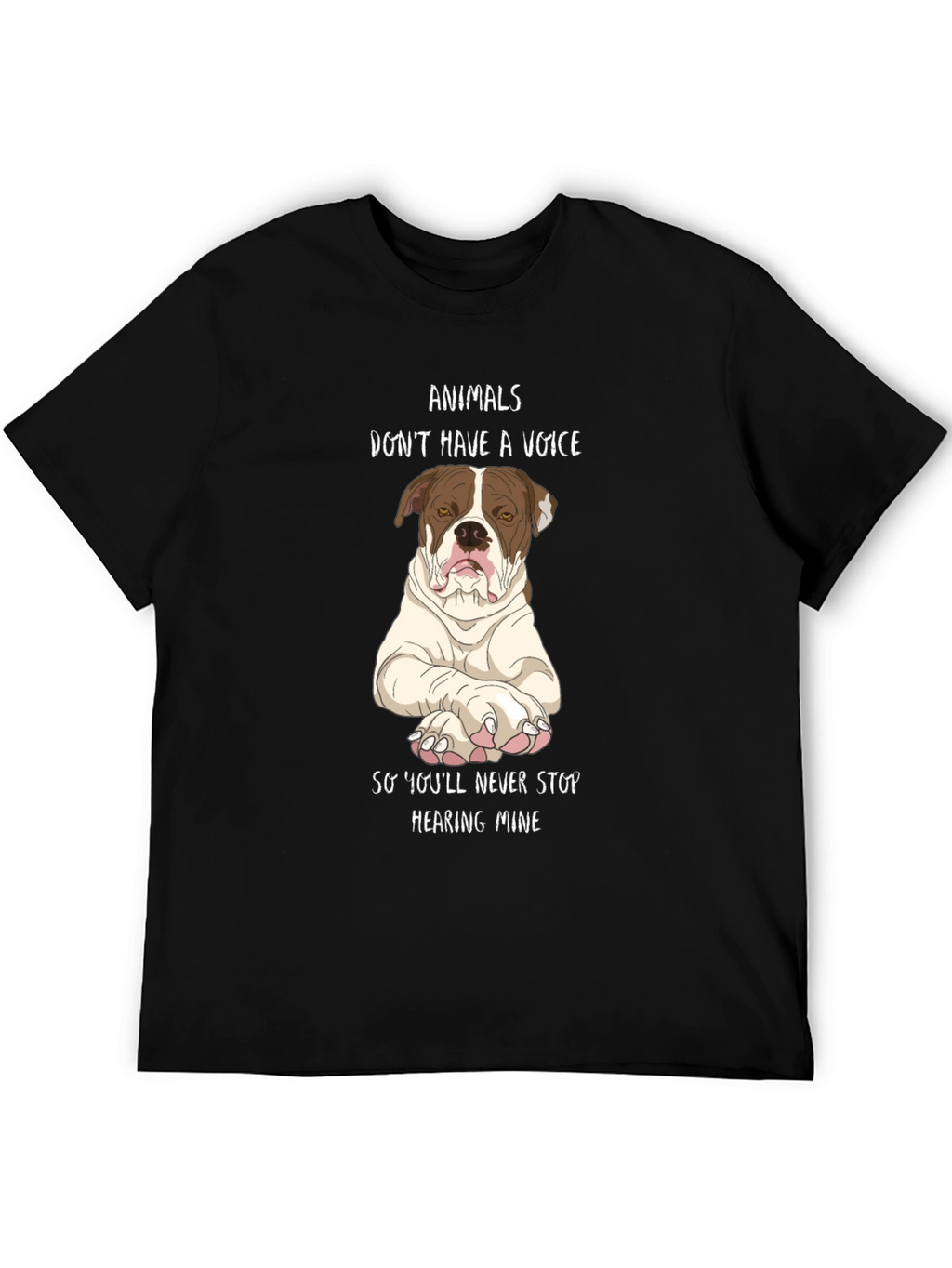 Animals Dont Have A Voice Graphic Tee