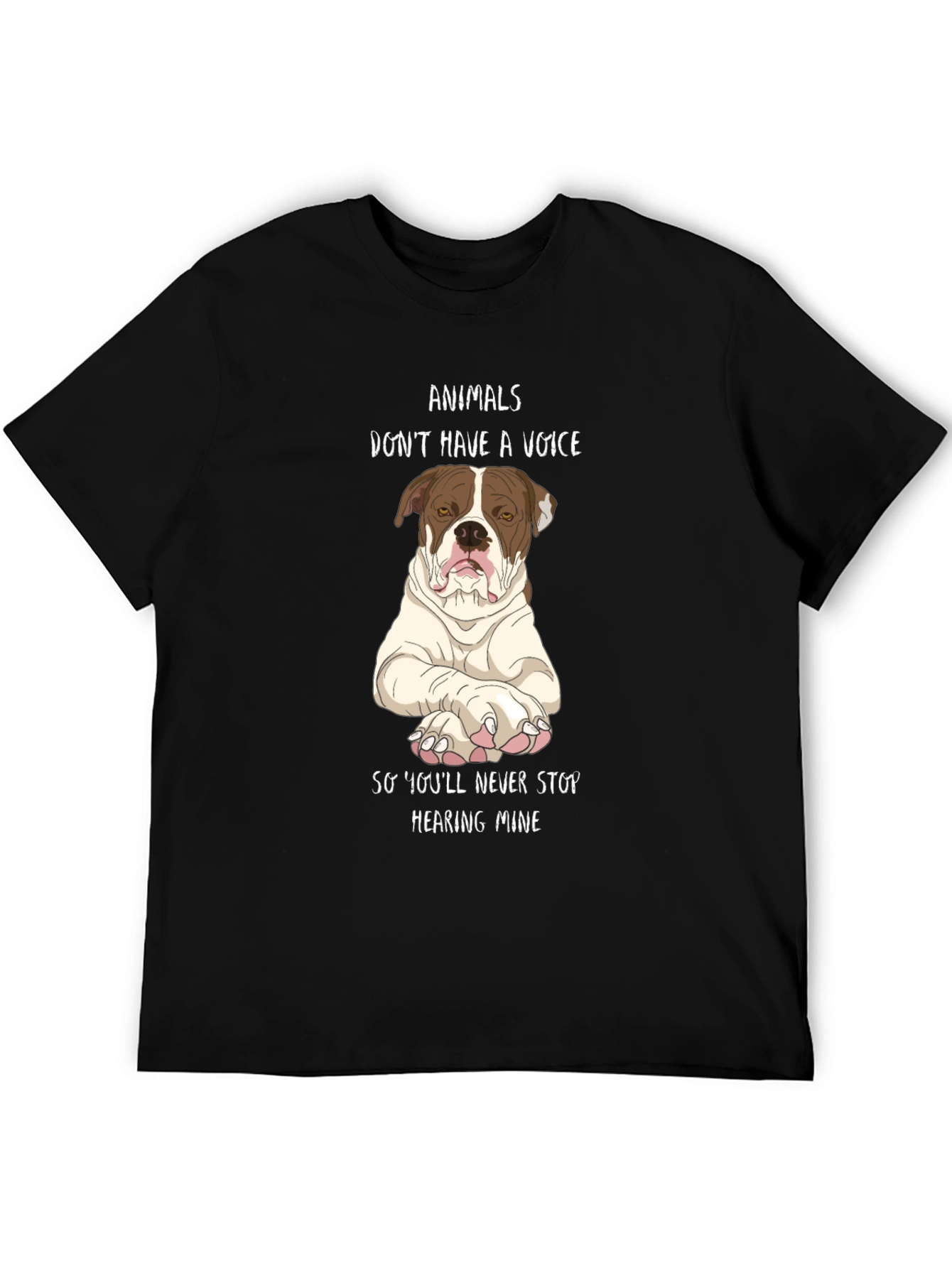 Animals Dont Have A Voice Graphic Tee