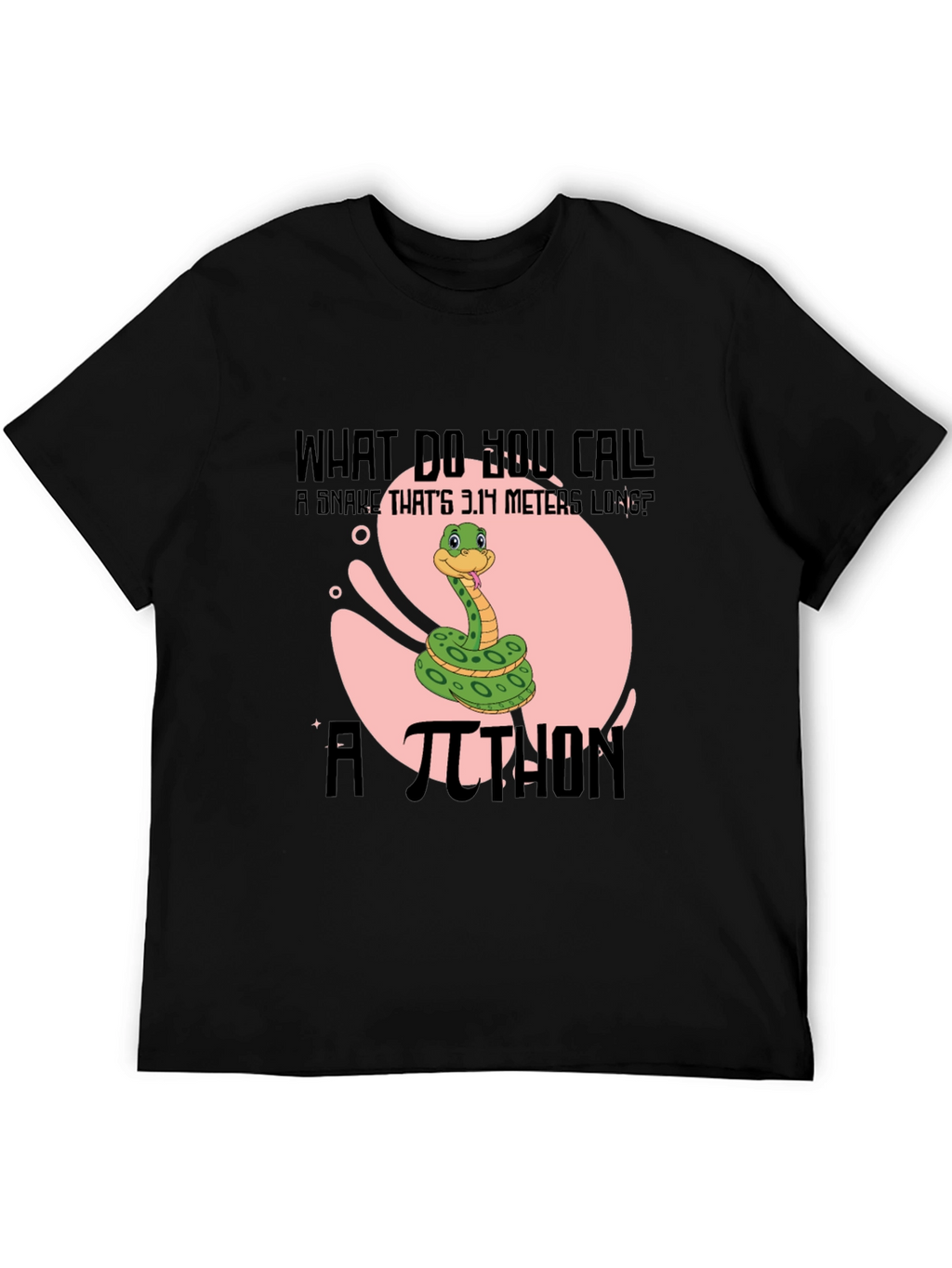 Pi-thon Humor T-Shirt