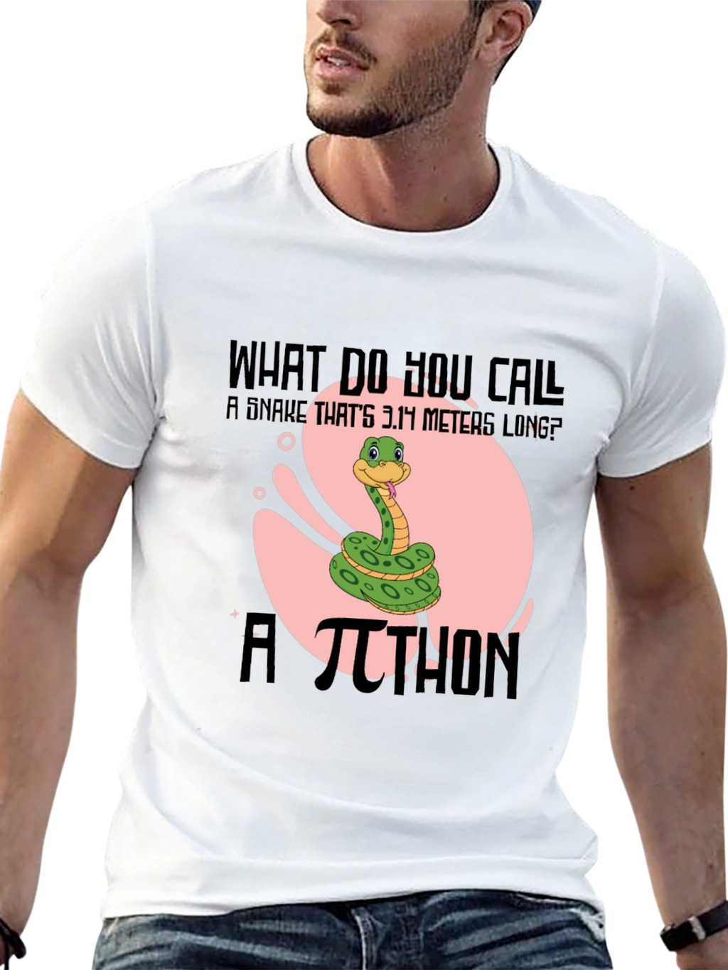 Pi-thon Humor T-Shirt