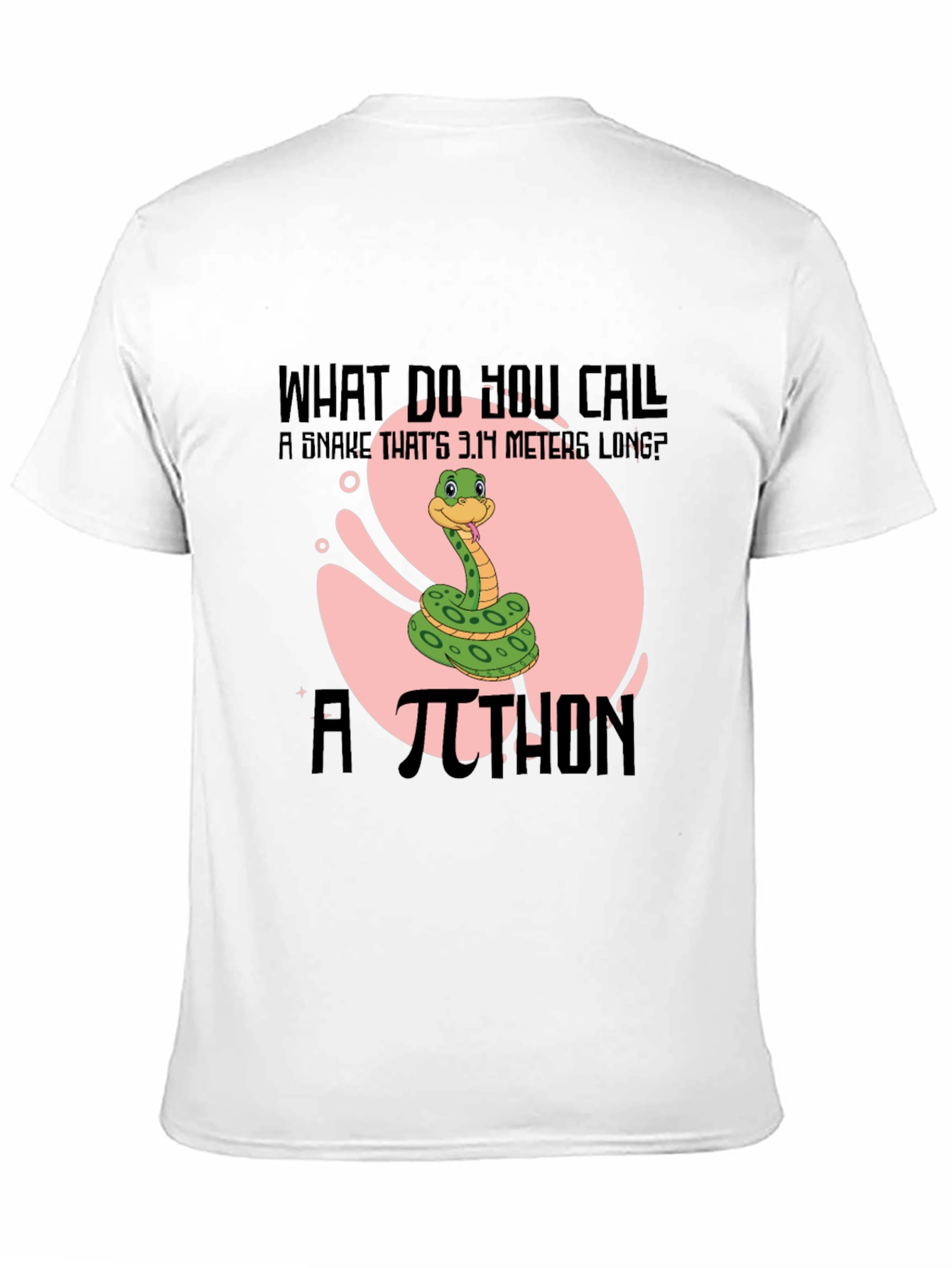 Pi-thon Humor T-Shirt