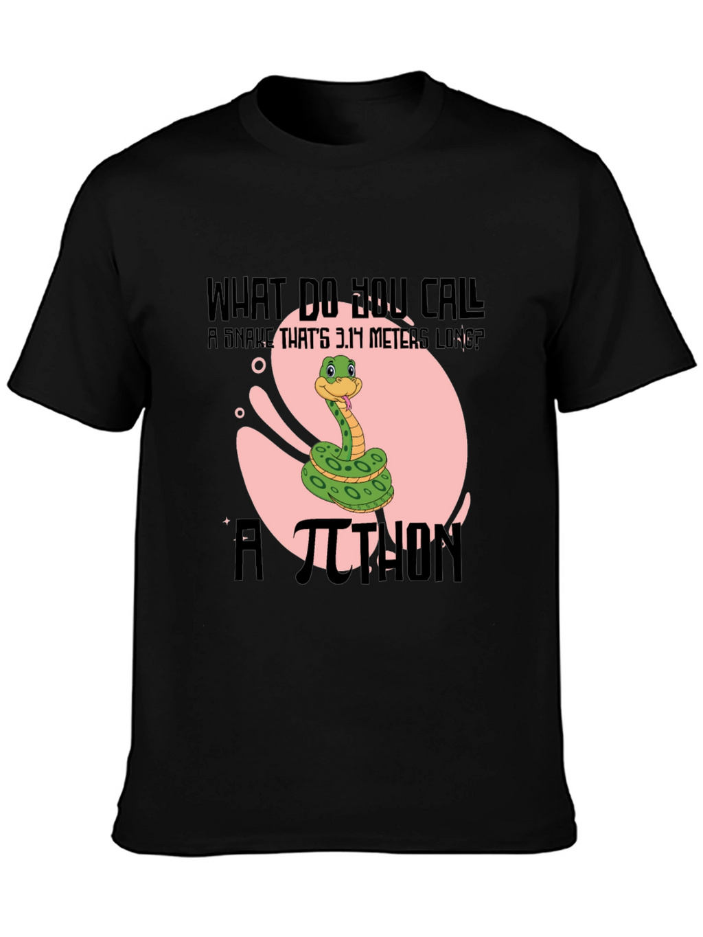 Pi-thon Humor T-Shirt
