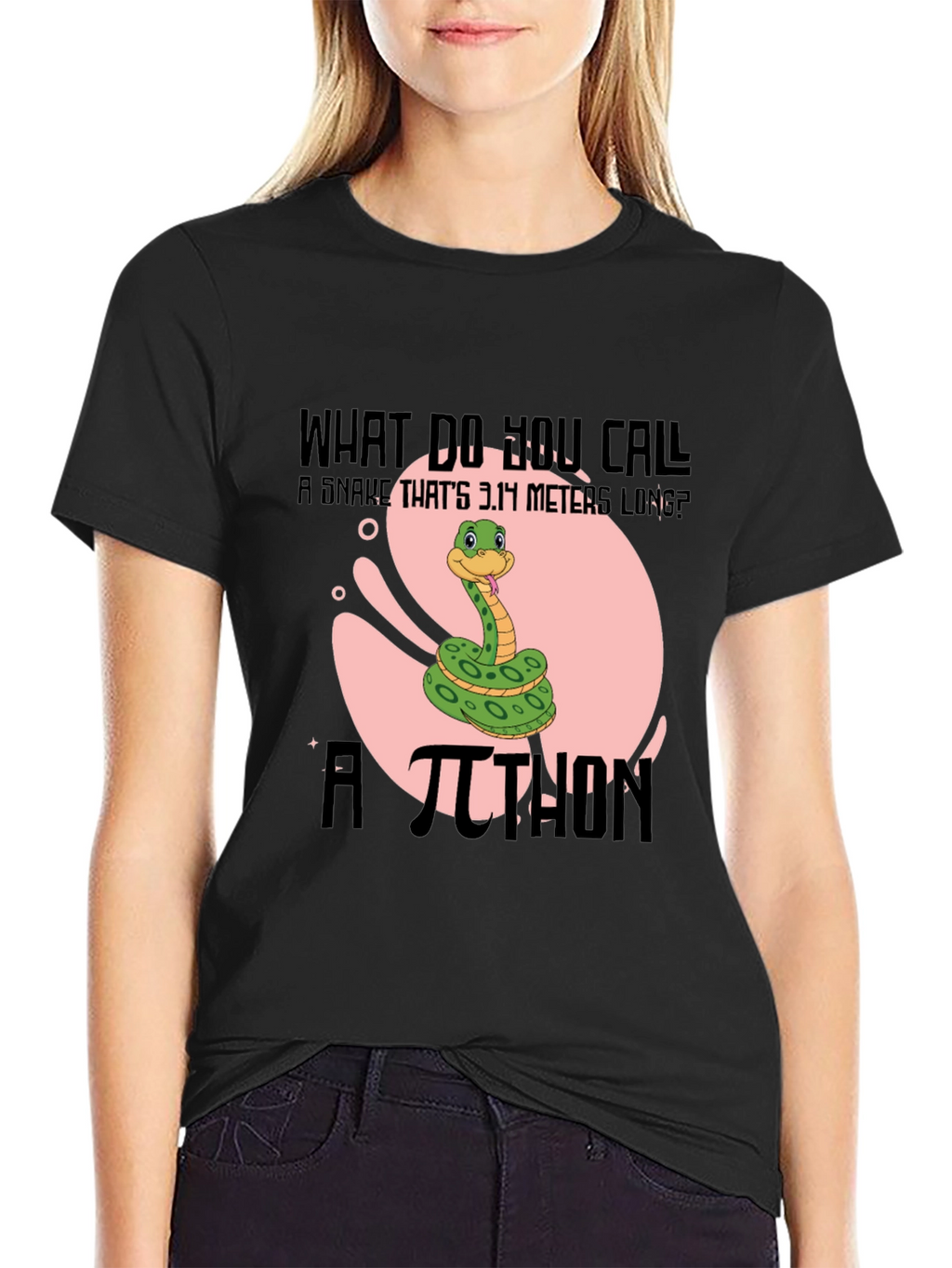 Pi-thon Humor T-Shirt
