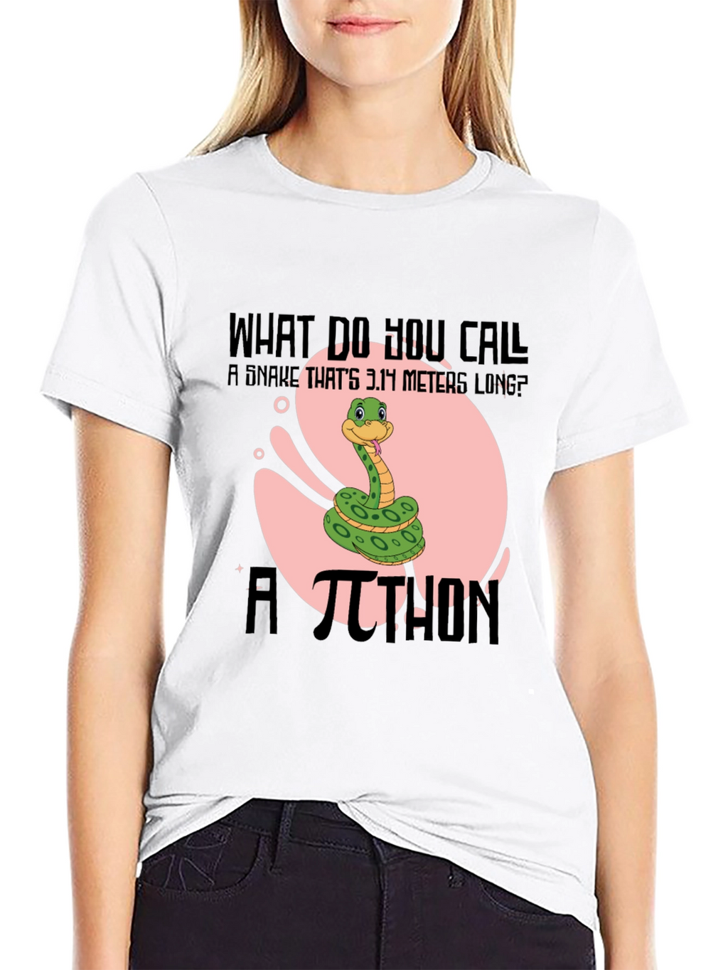 Pi-thon Humor T-Shirt