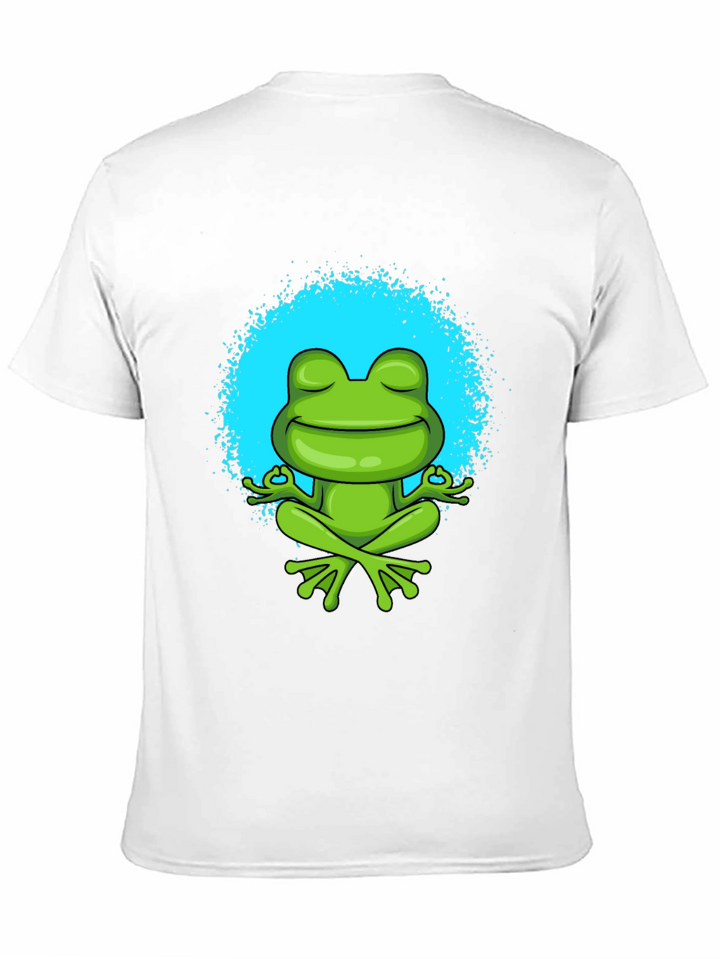 Meditating Frog Graphic Tee - Zen Style Shirt