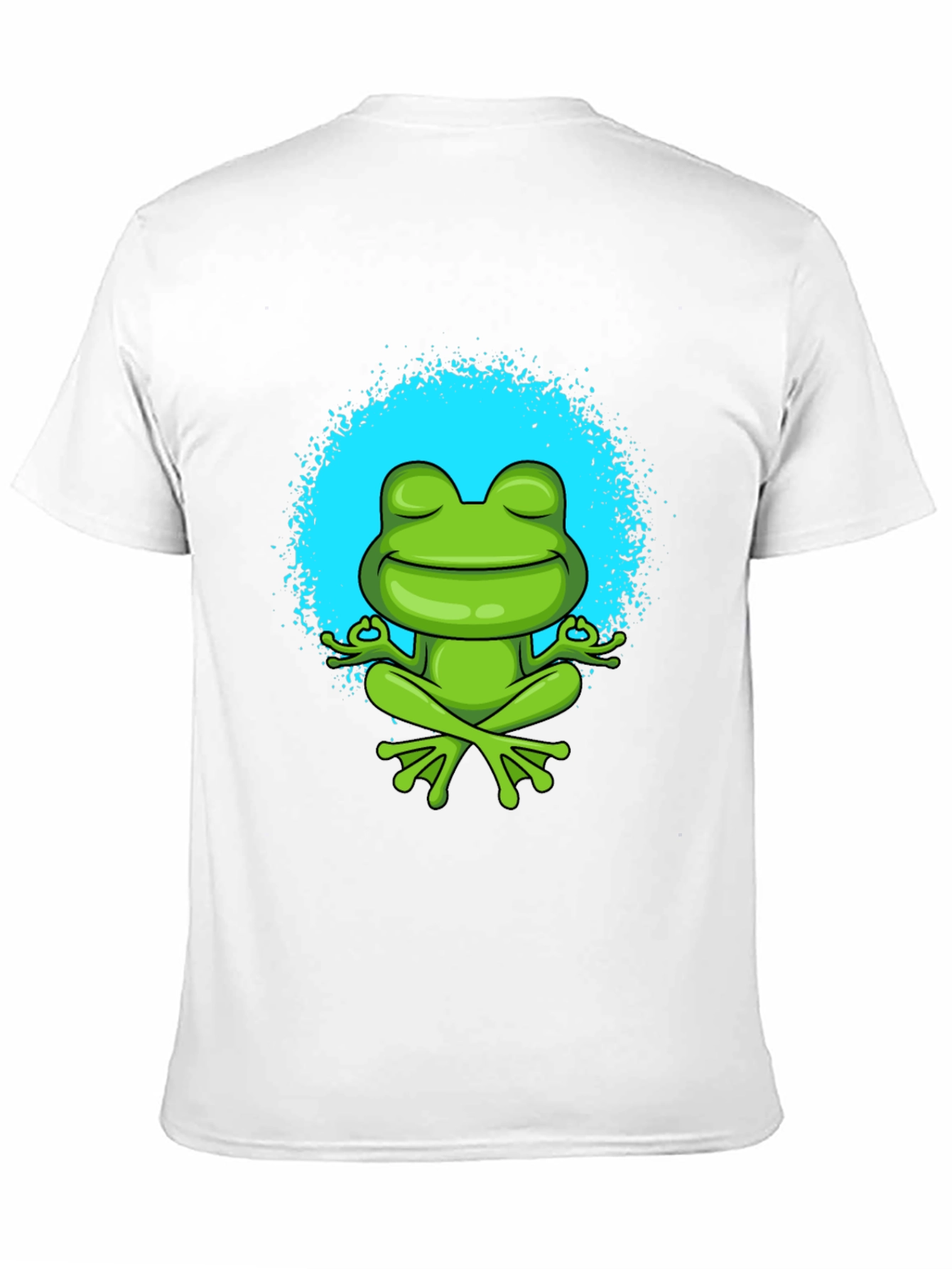 Meditating Frog Graphic Tee - Zen Style Shirt