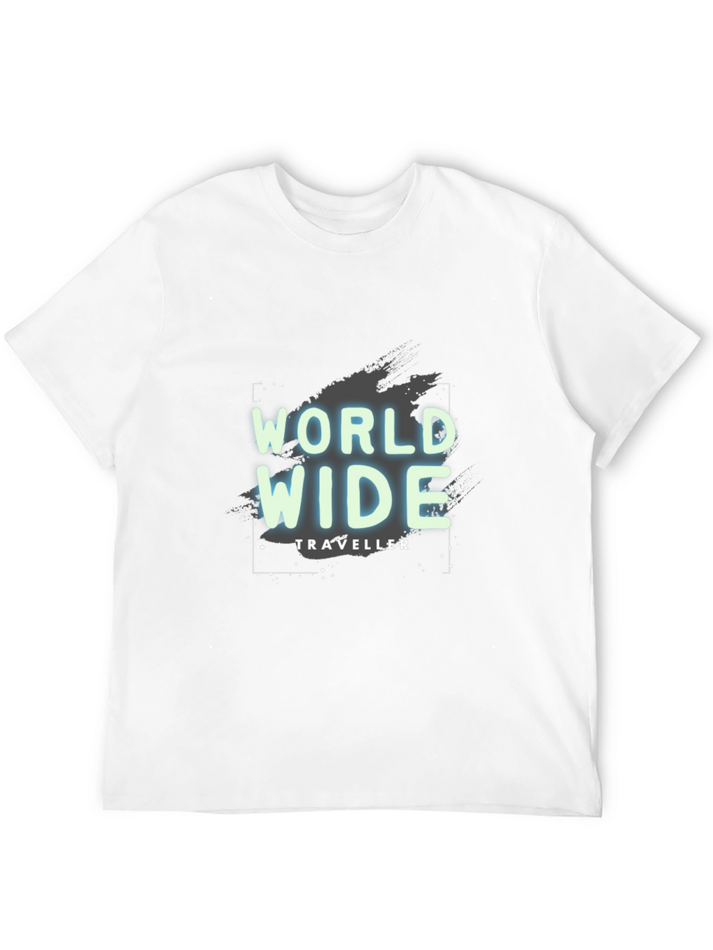 World Wide Traveller Black T-Shirt