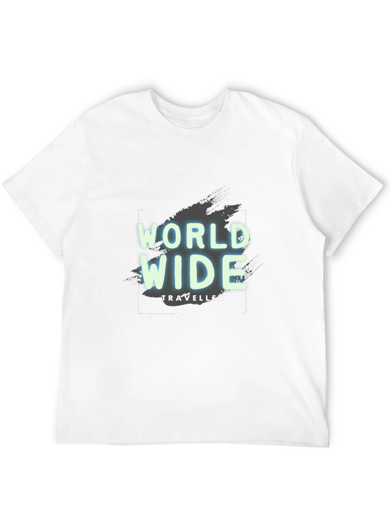World Wide Traveller Black T-Shirt