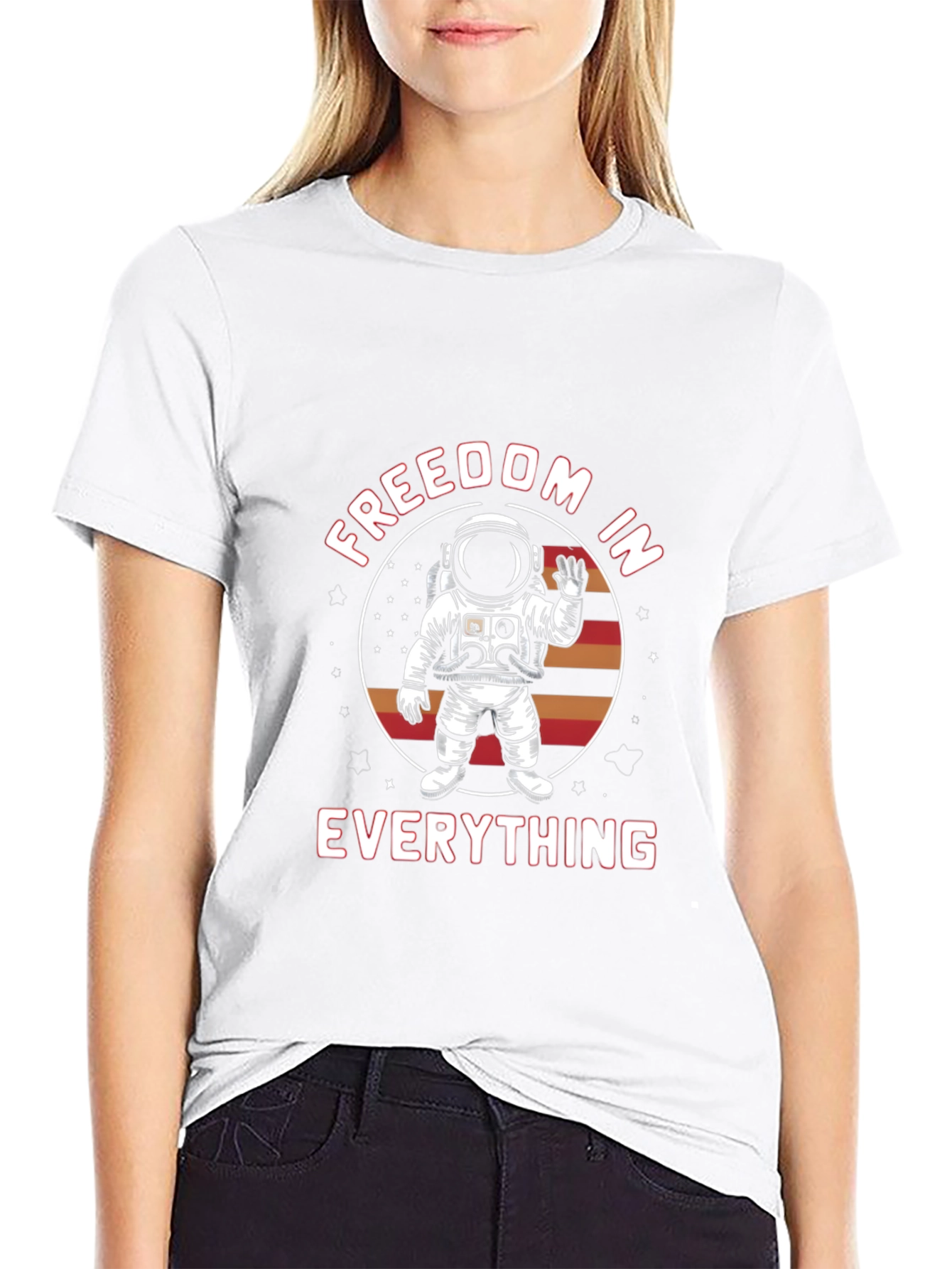 Freedom In Everything Astronaut Graphic Tee