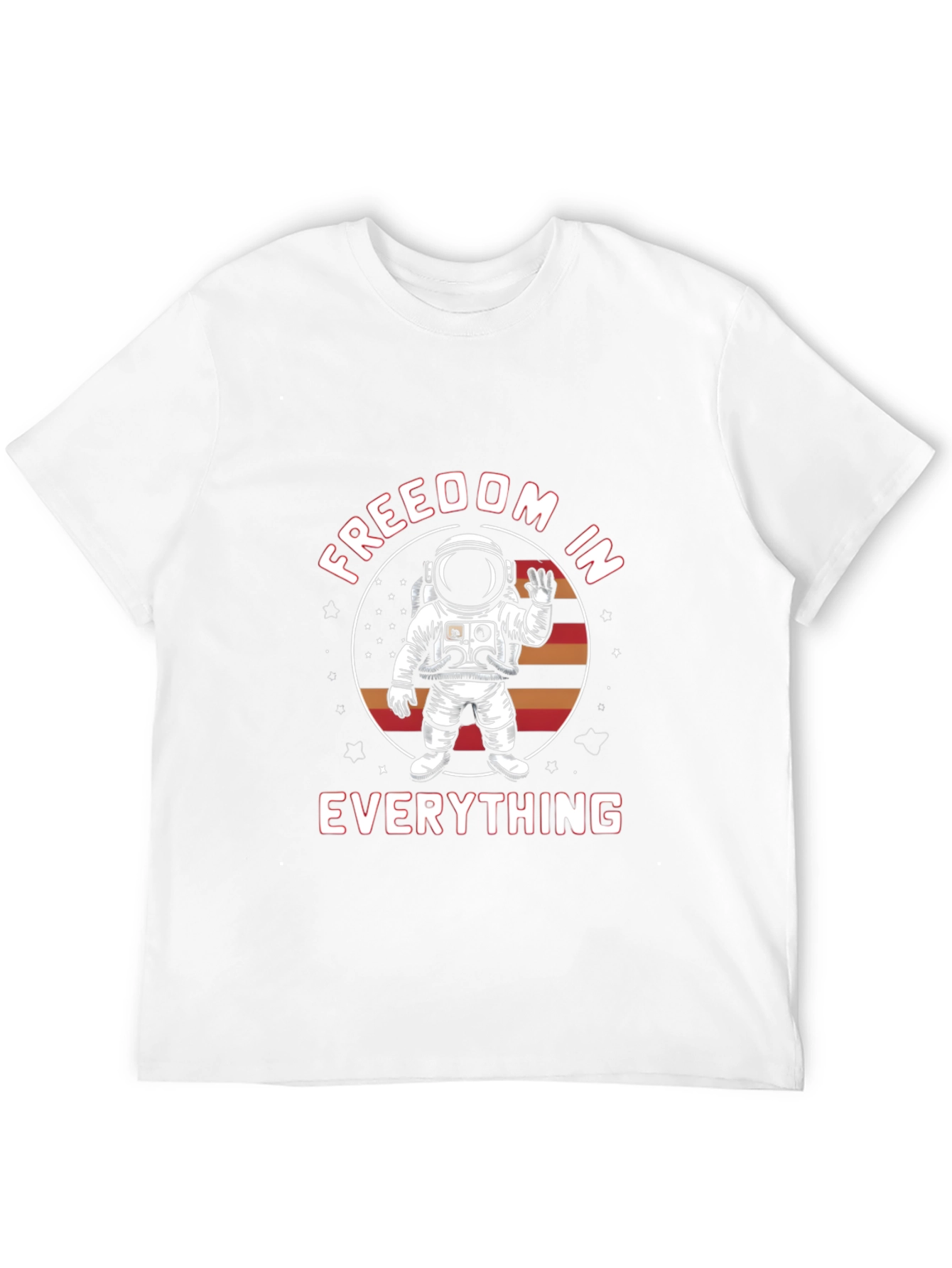 Freedom In Everything Astronaut Graphic Tee