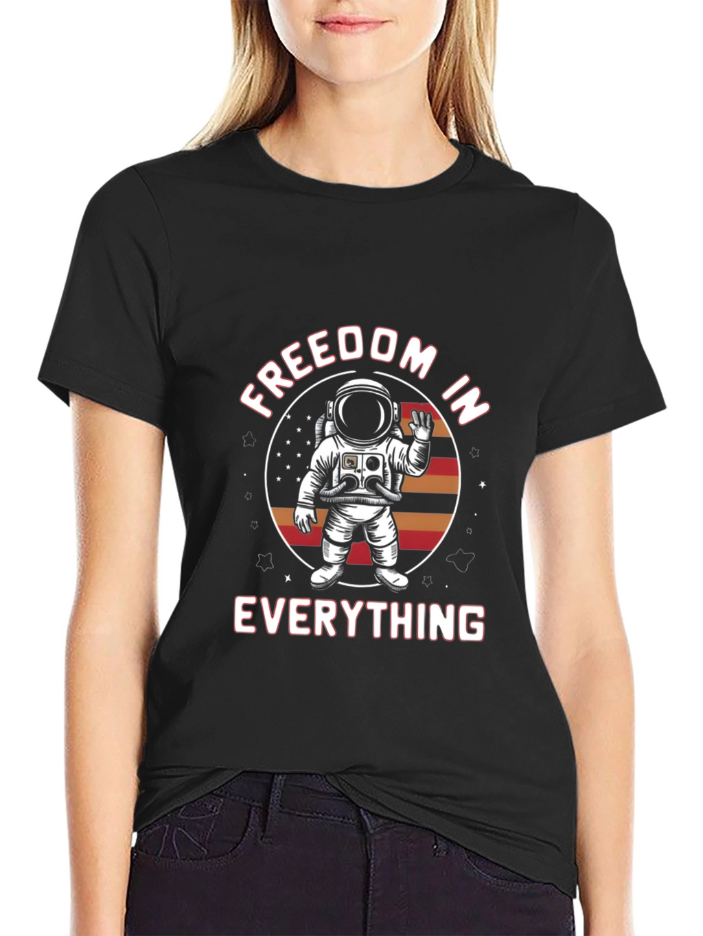 Freedom In Everything Astronaut Graphic Tee