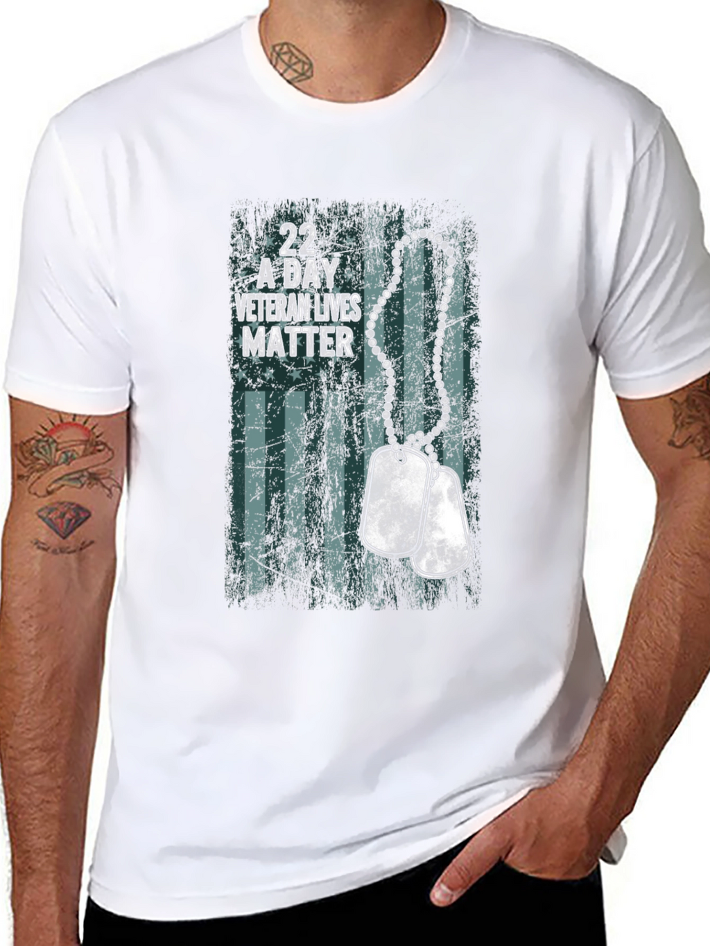 Veteran Lives Matter Graphic T-Shirt