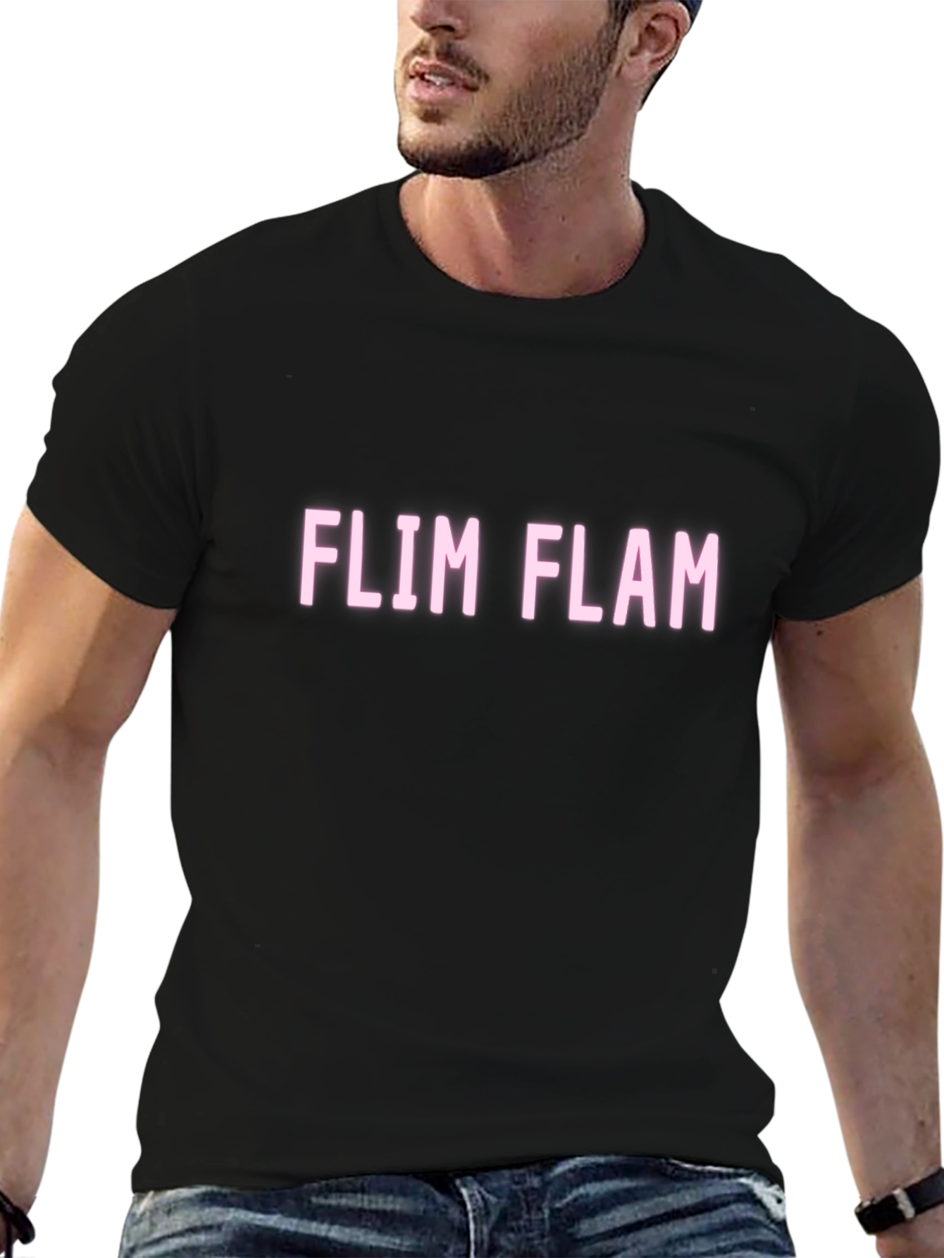 Flim Flam Graphic T-Shirt - Trendy Casual Tee