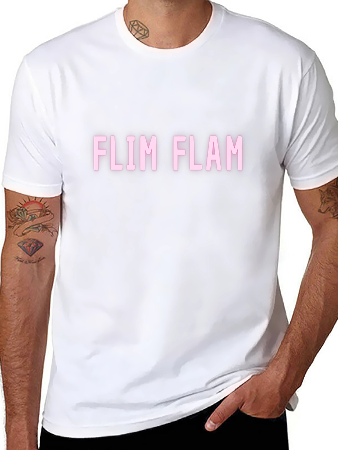 Flim Flam Graphic T-Shirt - Trendy Casual Tee