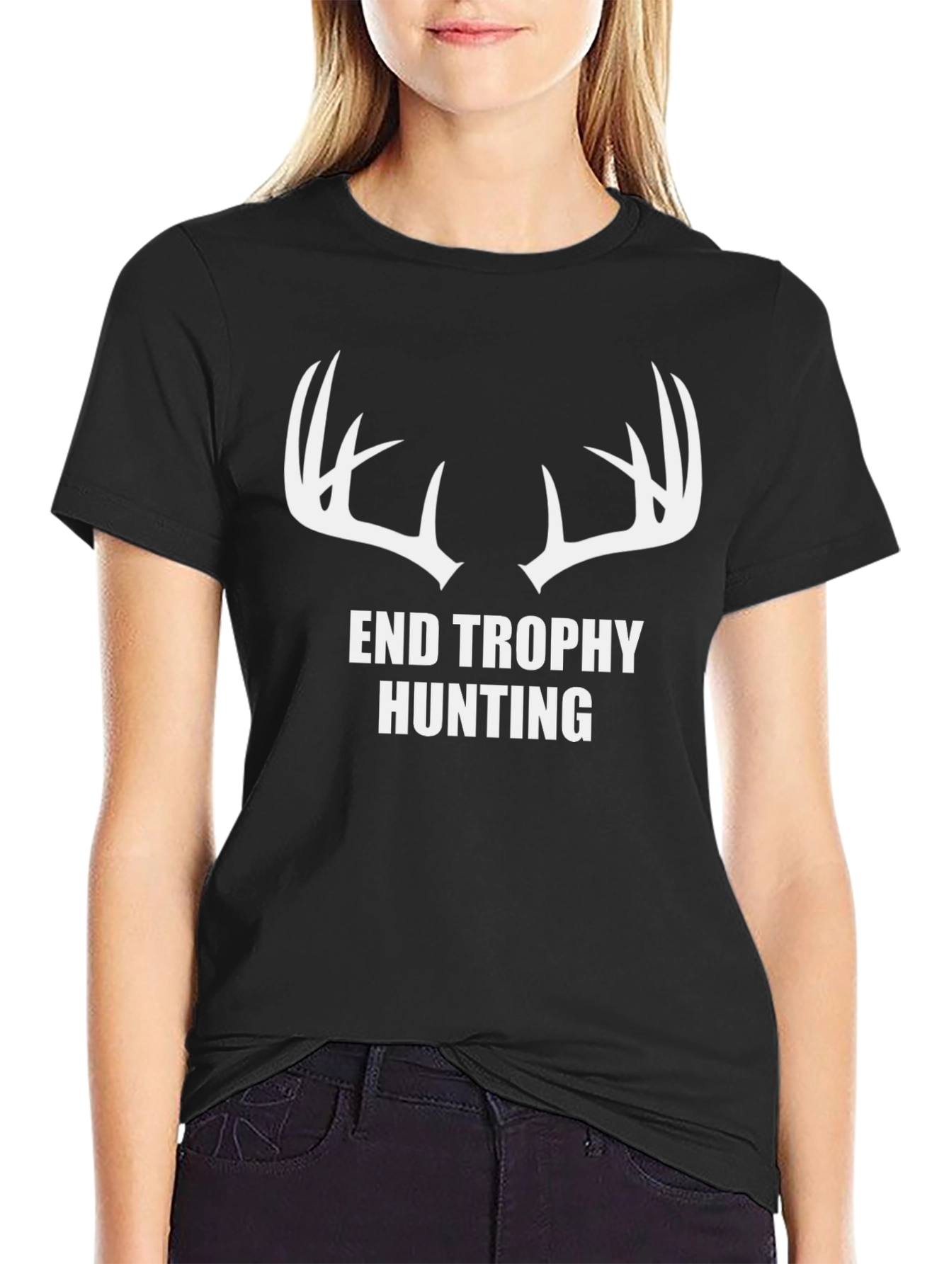 End Trophy Hunting Graphic Tee