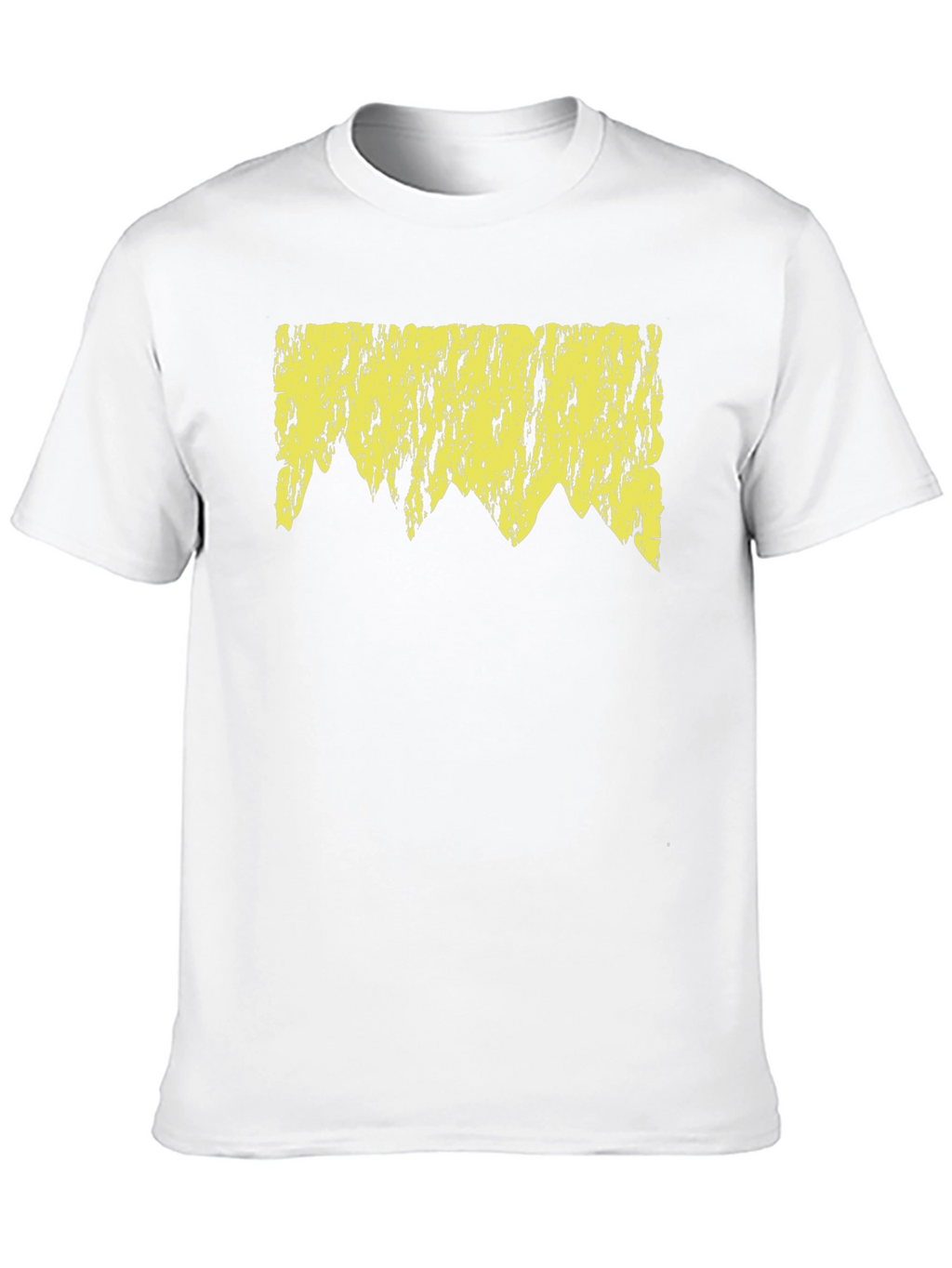 Abstract Mountain Graphic Tee - Black