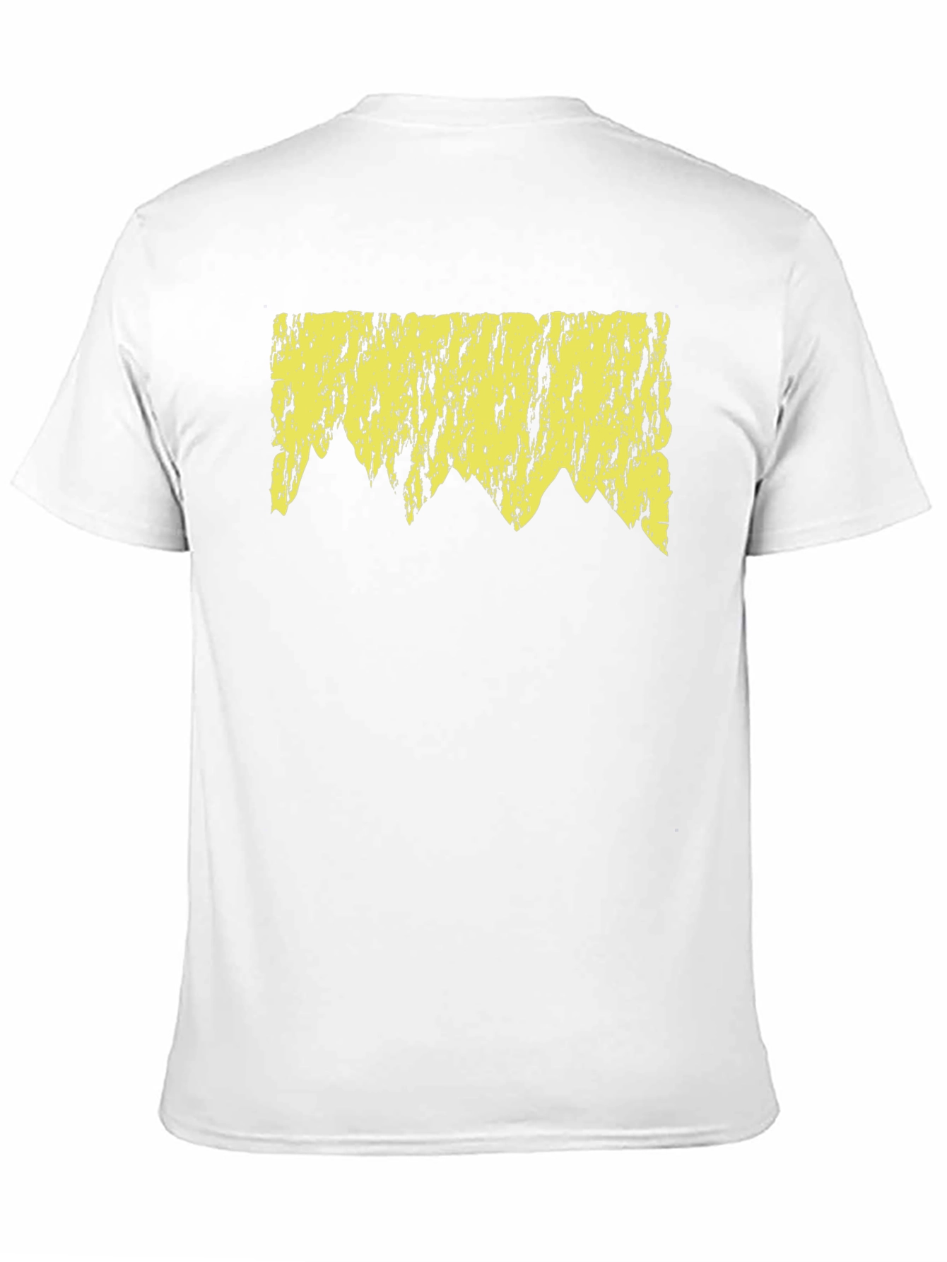 Abstract Mountain Graphic Tee - Black