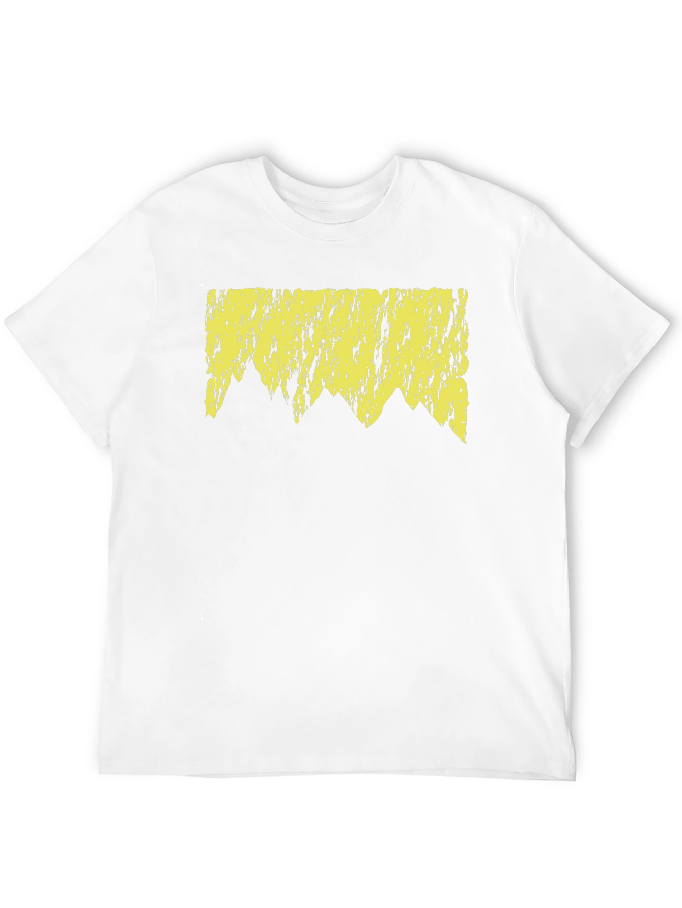 Abstract Mountain Graphic Tee - Black