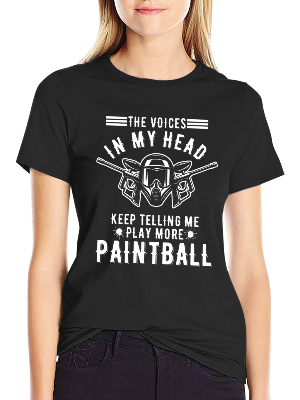 Paintball T-Shirt: The Voices In My Head