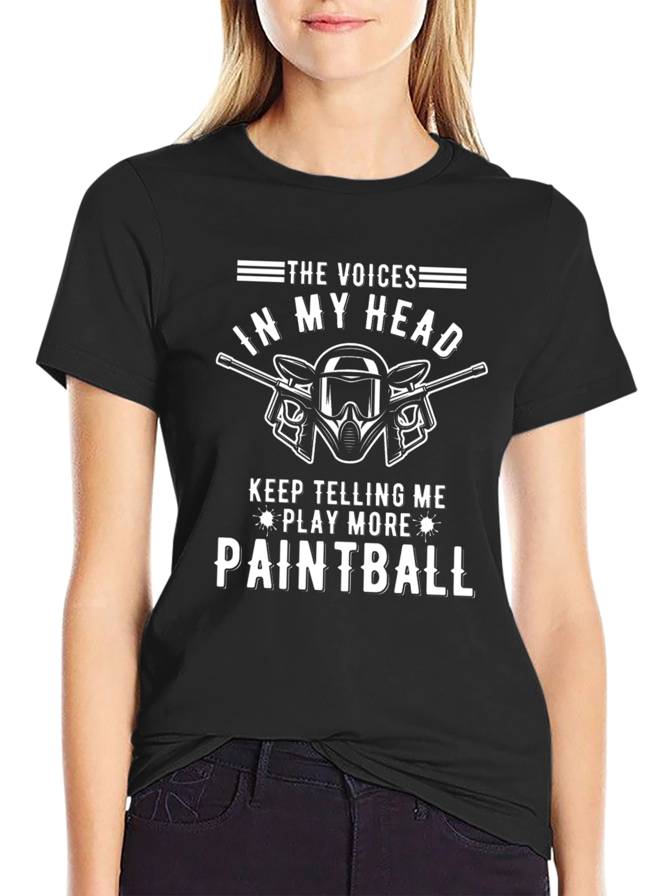 Paintball T-Shirt: The Voices In My Head