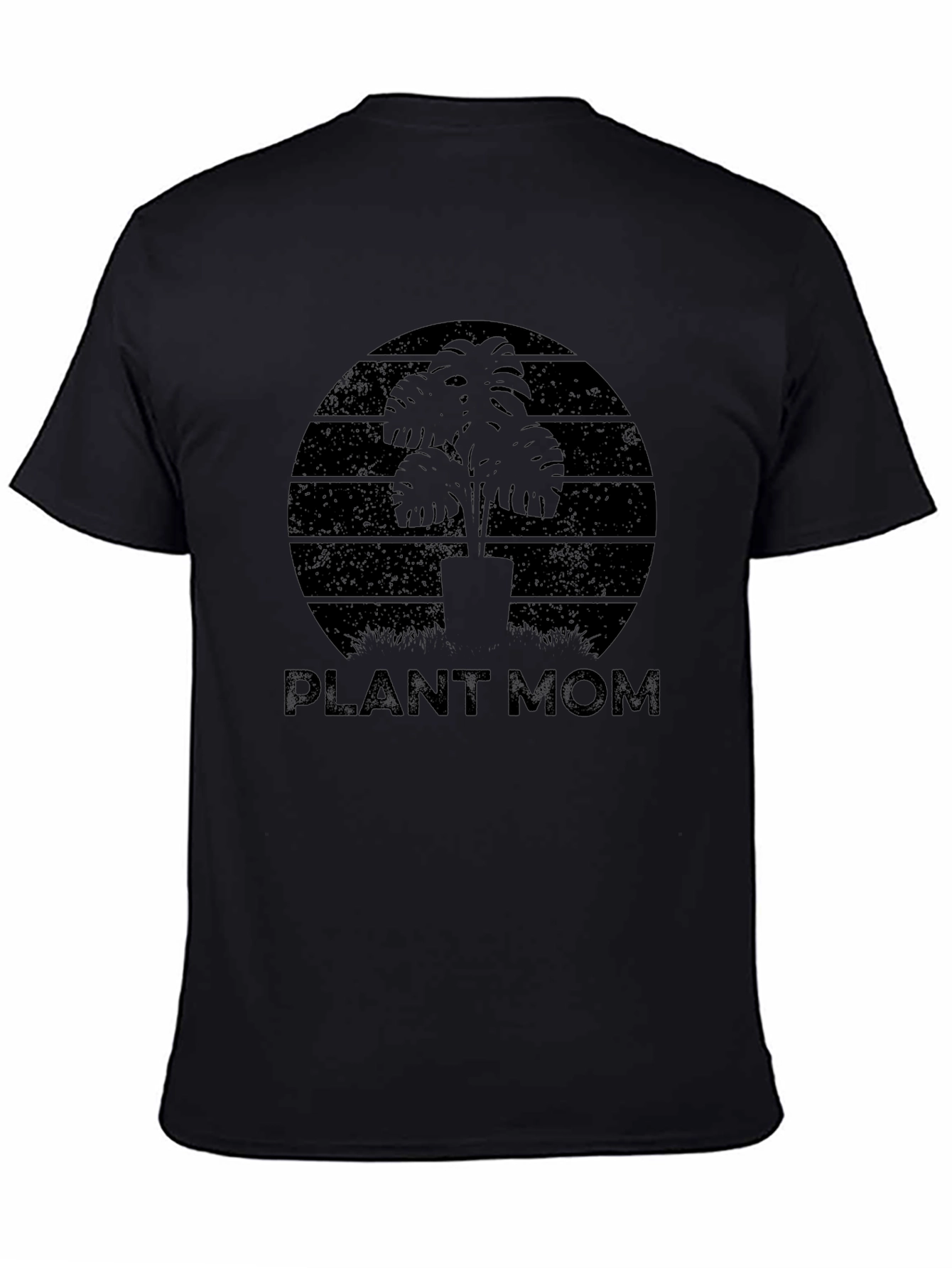 Plant Mom Graphic T-Shirt - Black